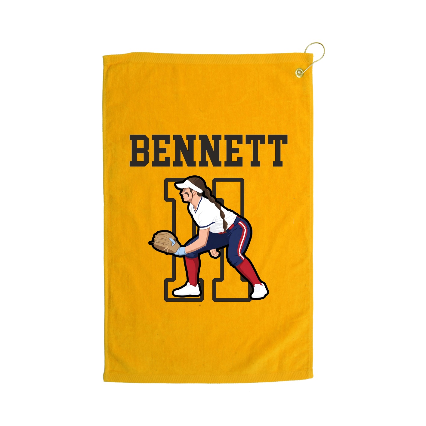 Golf Towel — Shirsey in Gold