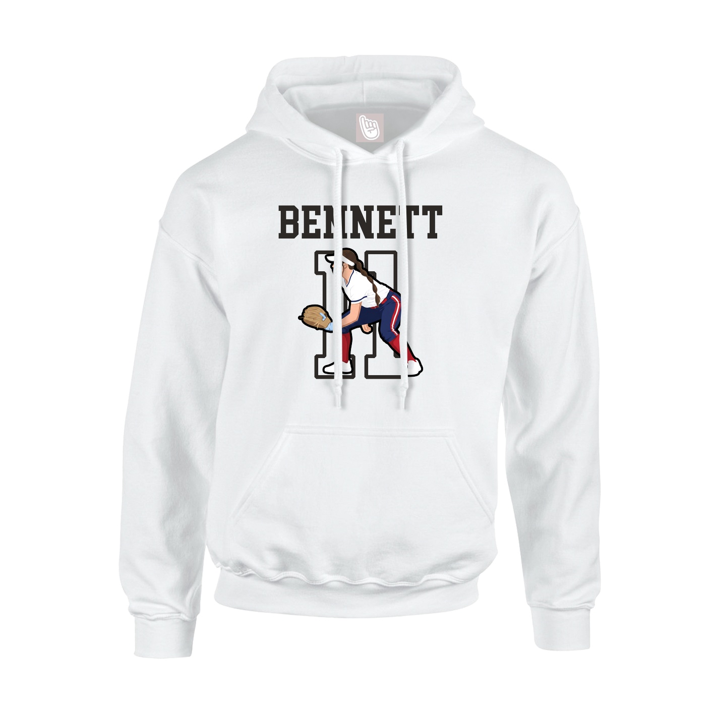 Youth Hoodie — Shirsey in White