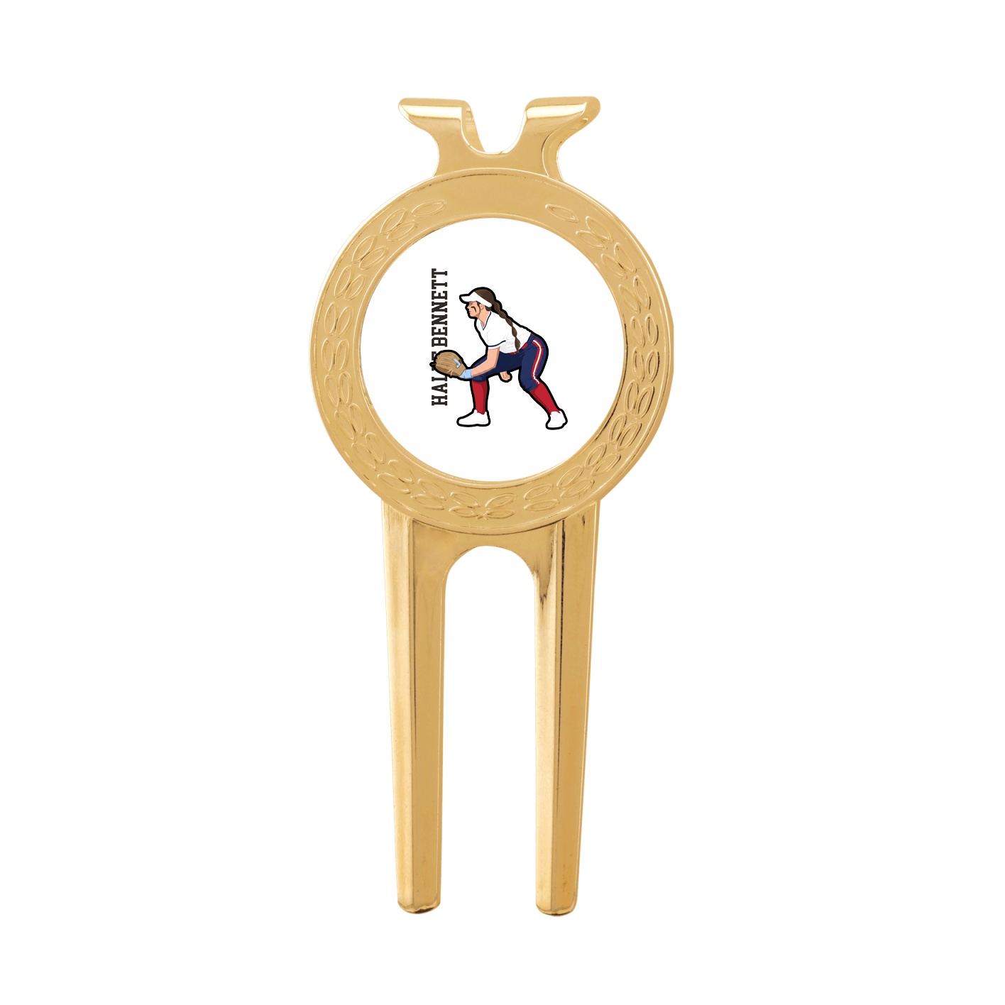Divot Tool with Ball Marker — Name Vertical in Classic