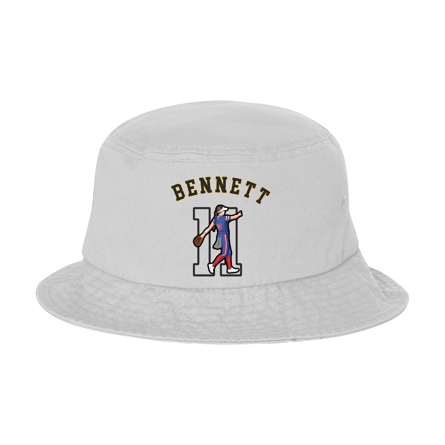 Bucket Cap — Shirsey Arch in White