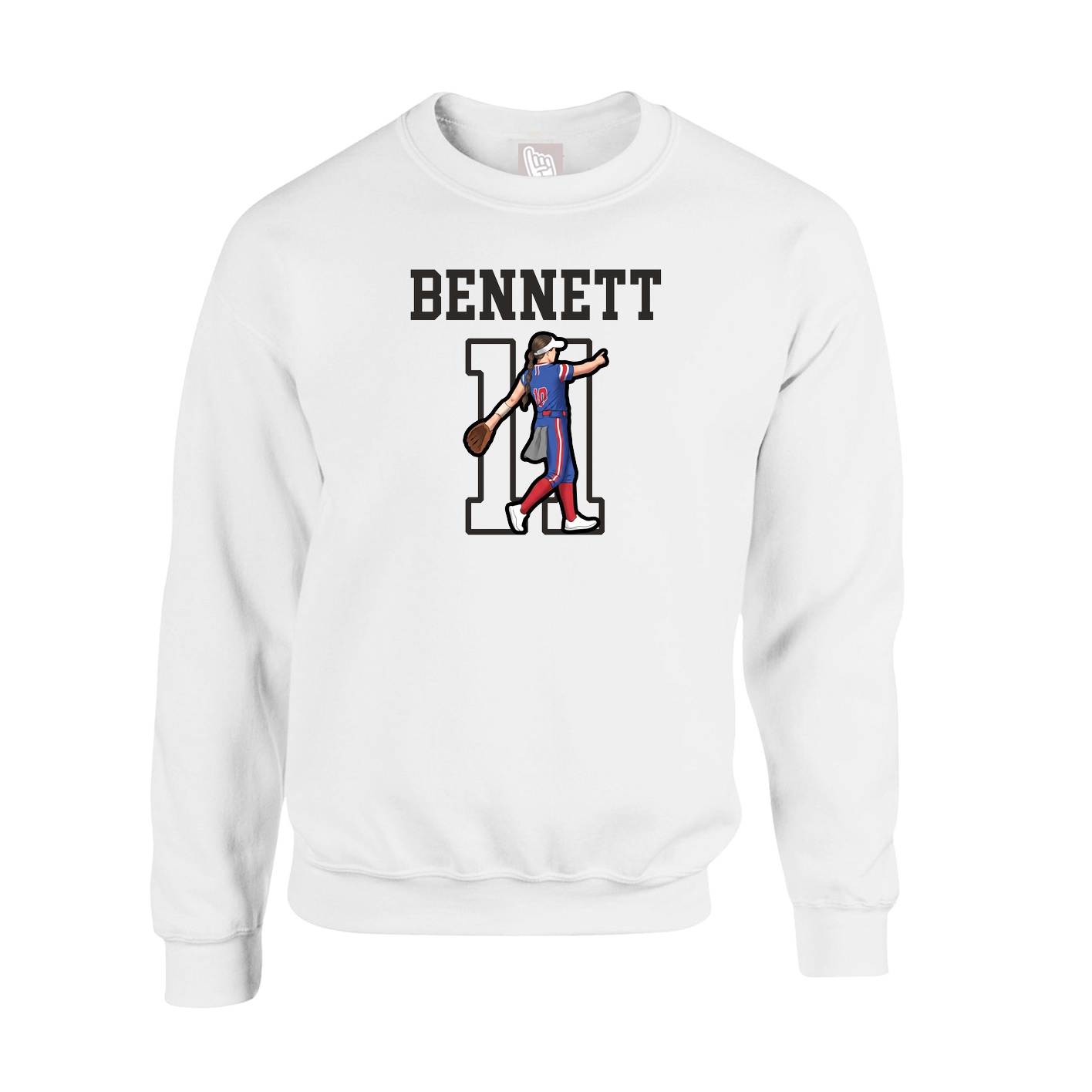 Fleece Crew — Shirsey in White