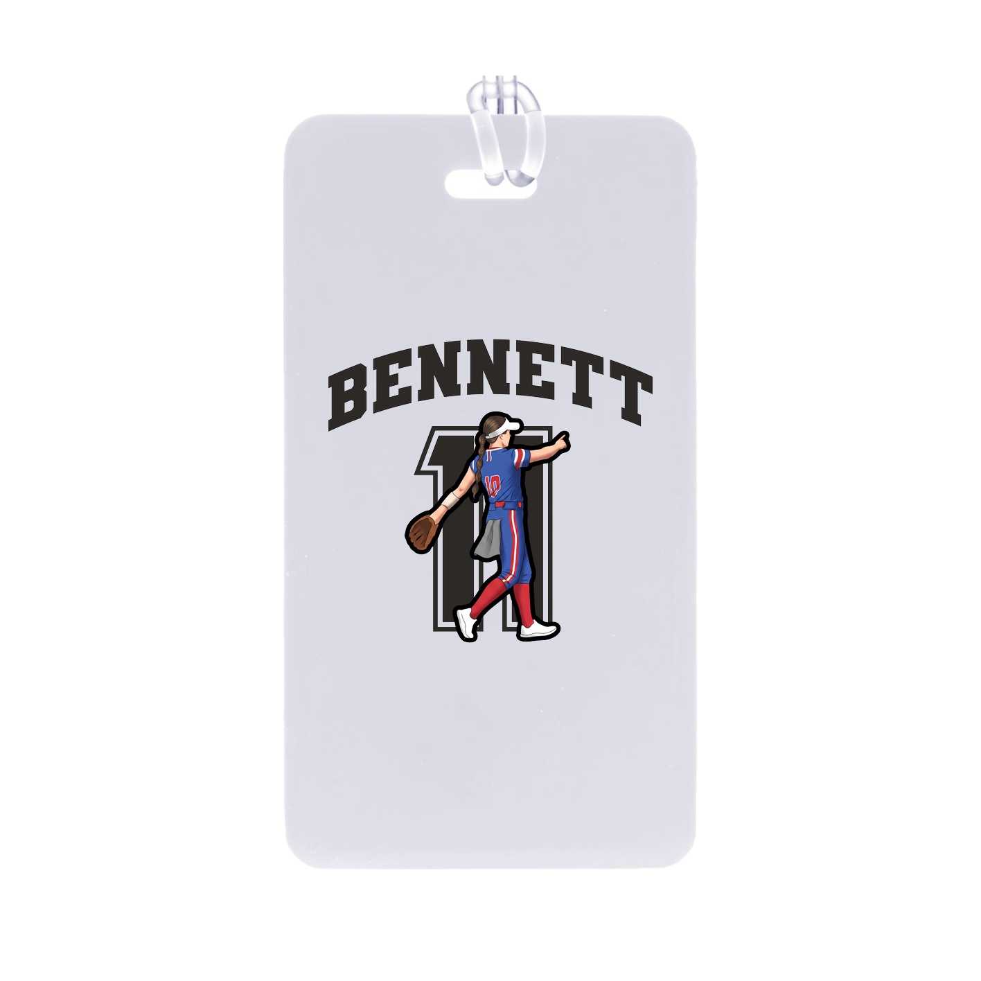 Bag Tag — Number in Classic