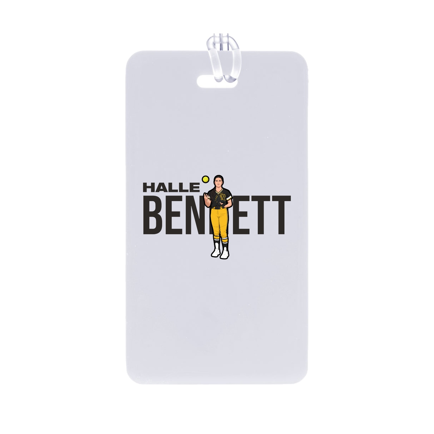 Bag Tag — Player Name in Classic