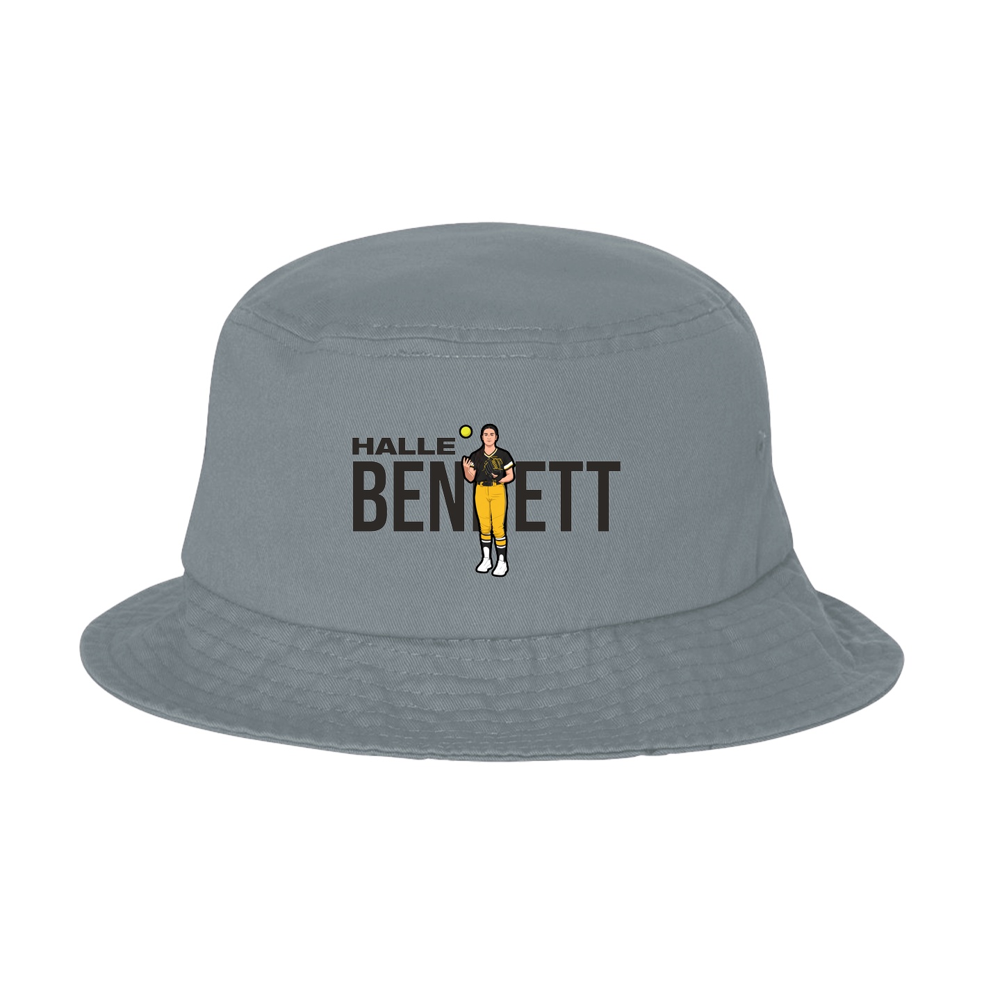 Bucket Cap — Player Name in Grey