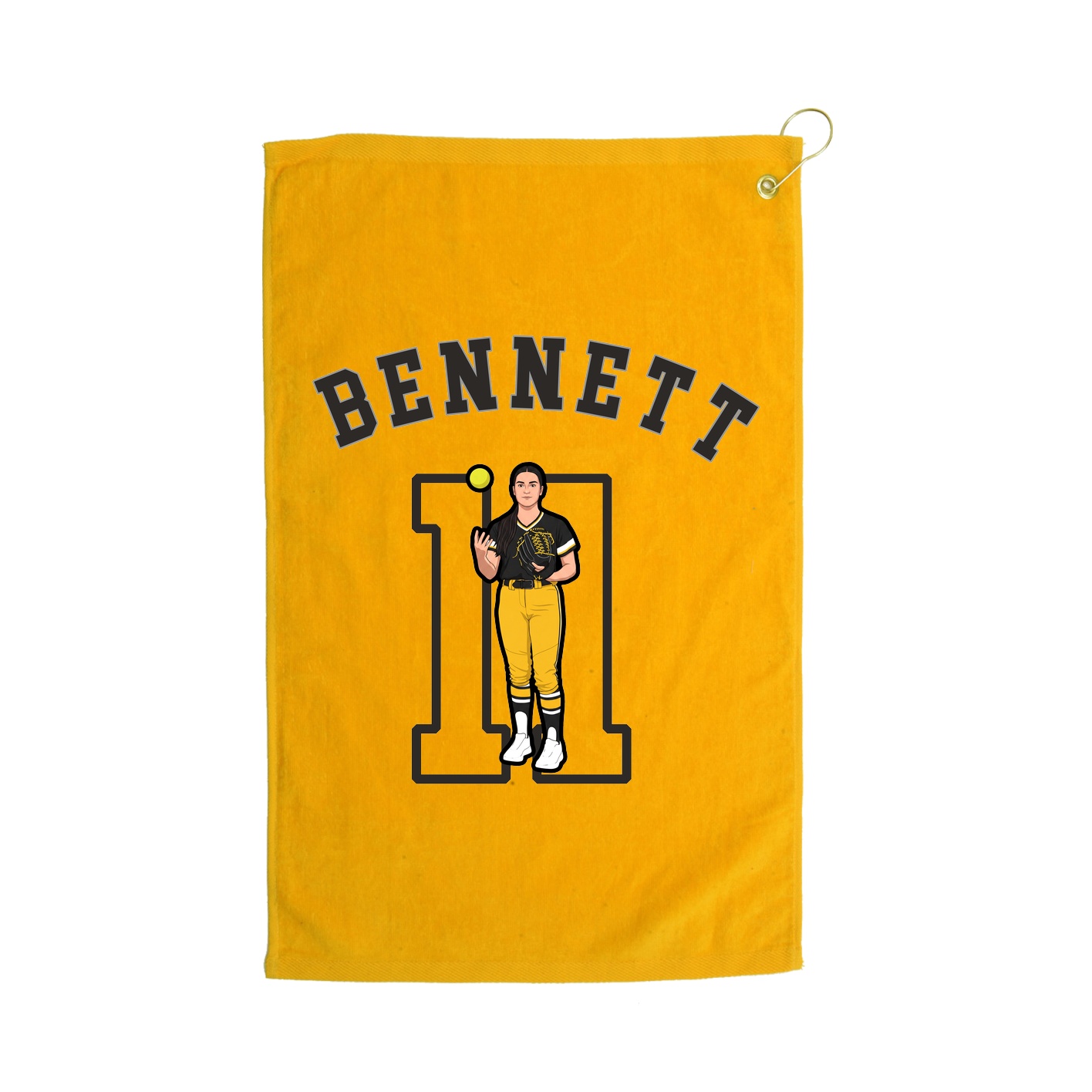 Golf Towel — Shirsey Arch in Gold