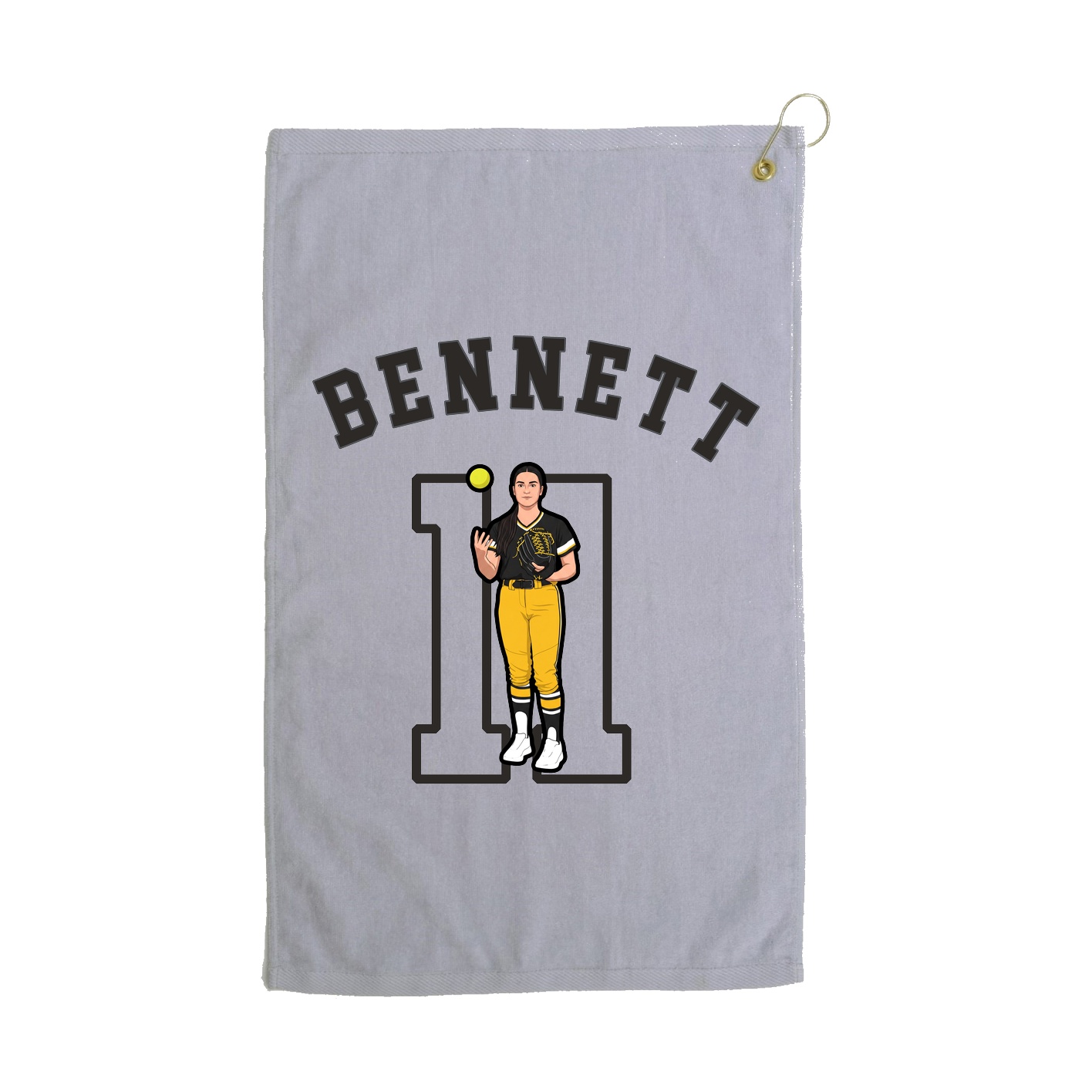 Golf Towel — Shirsey Arch in Grey