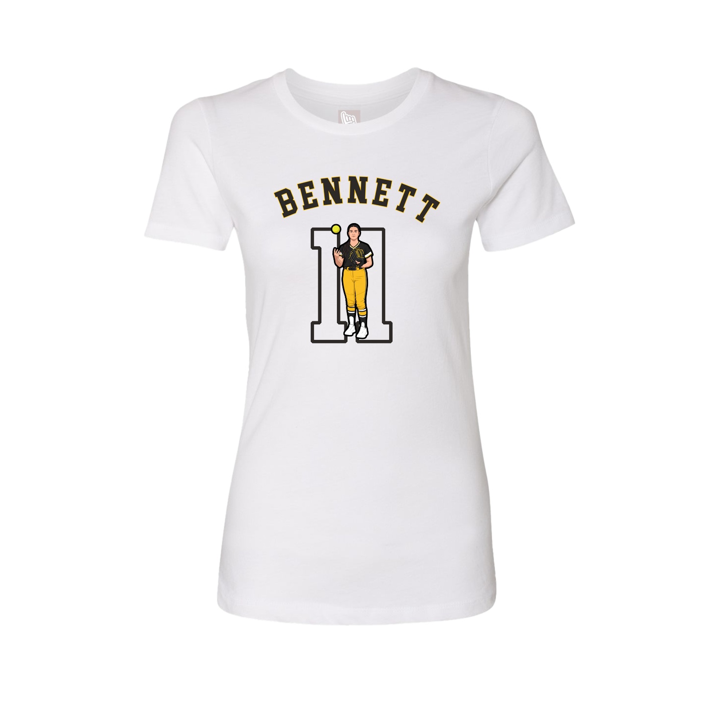 Womens Tee — Shirsey Arch in White