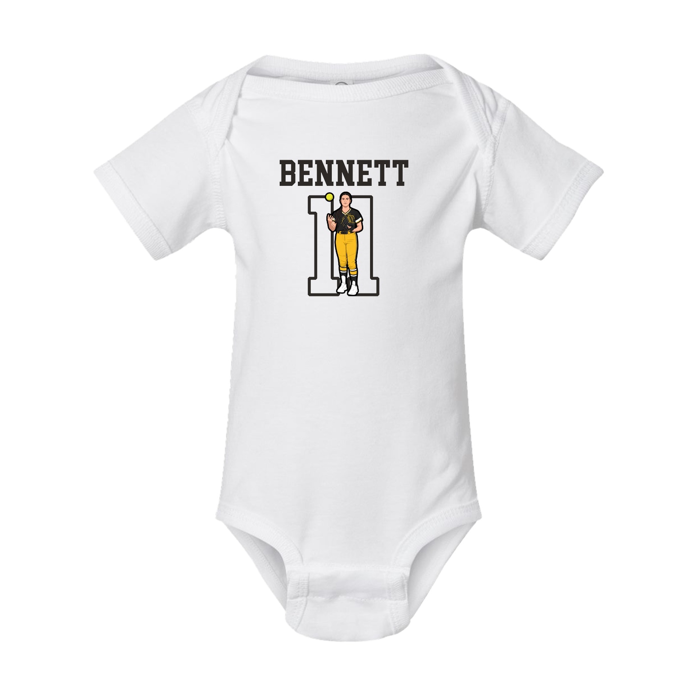 Baby Onesie — Shirsey in White