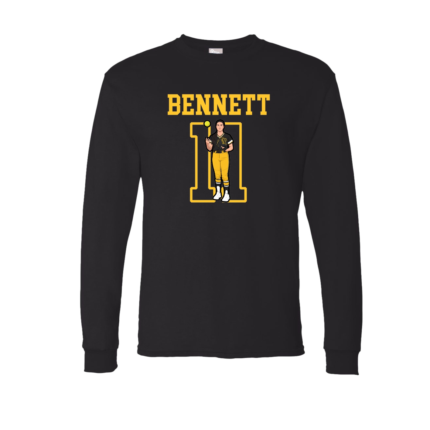 Long Sleeve Tee — Shirsey in Black