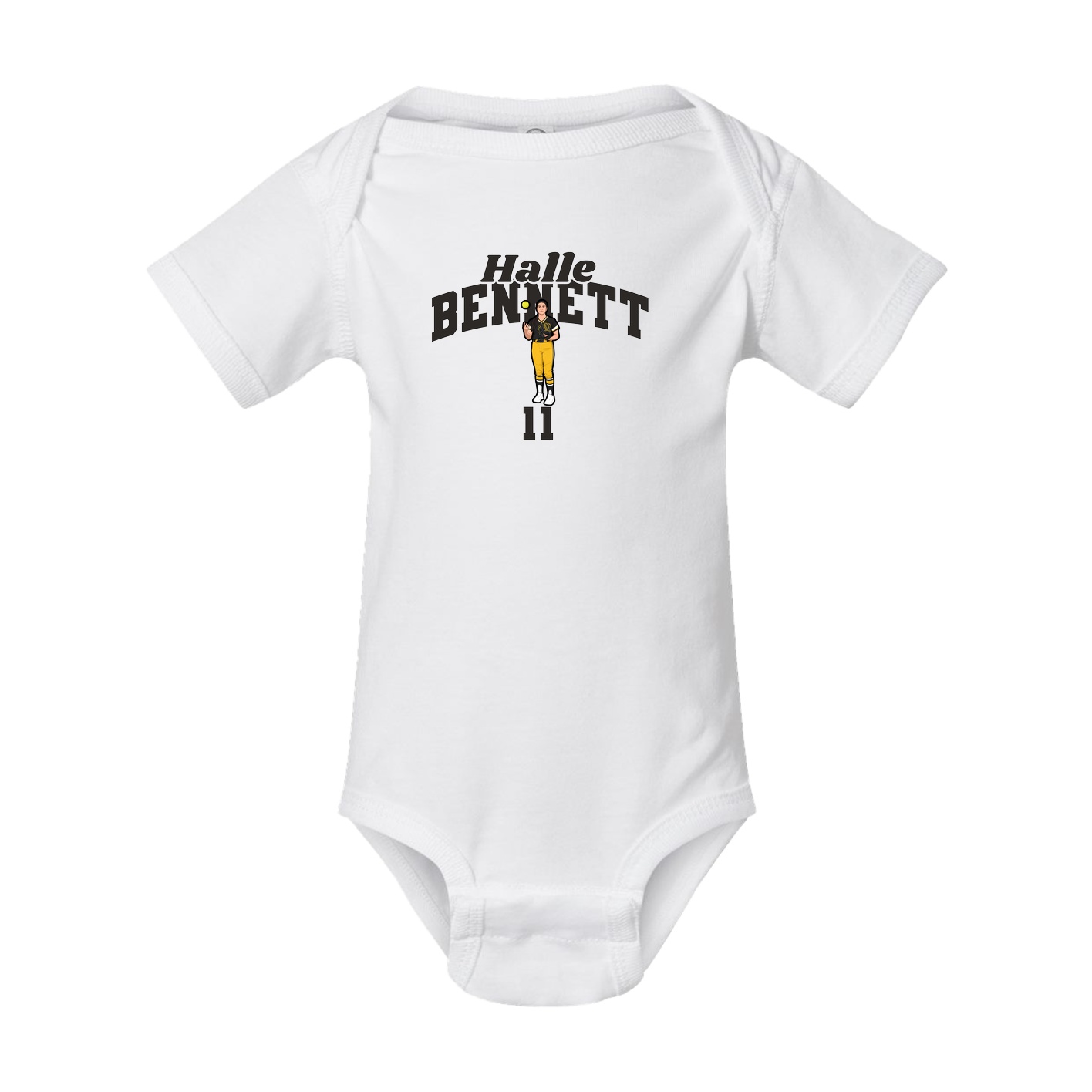 Baby Onesie — Signature Arch in White