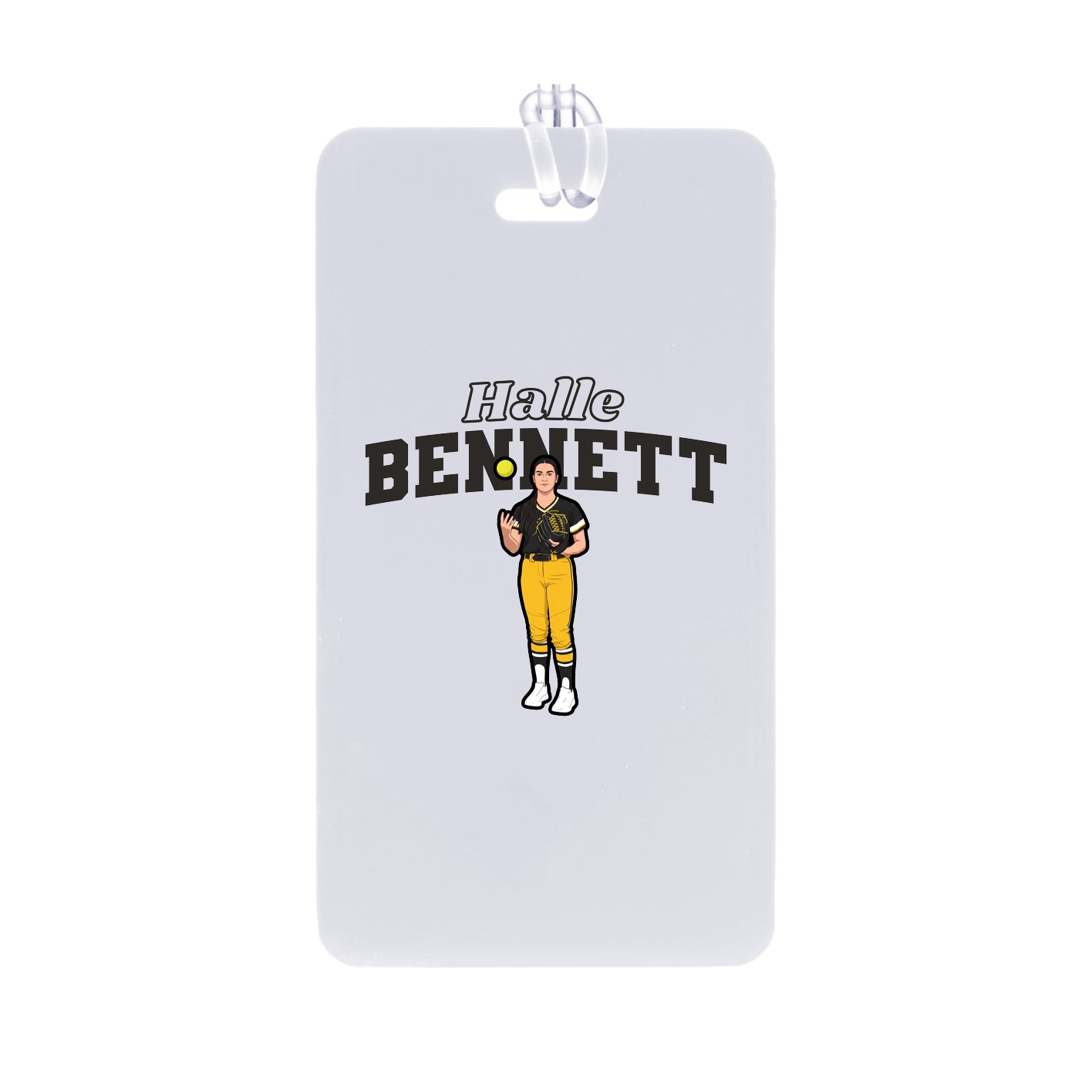 Bag Tag — Name Arch in Classic