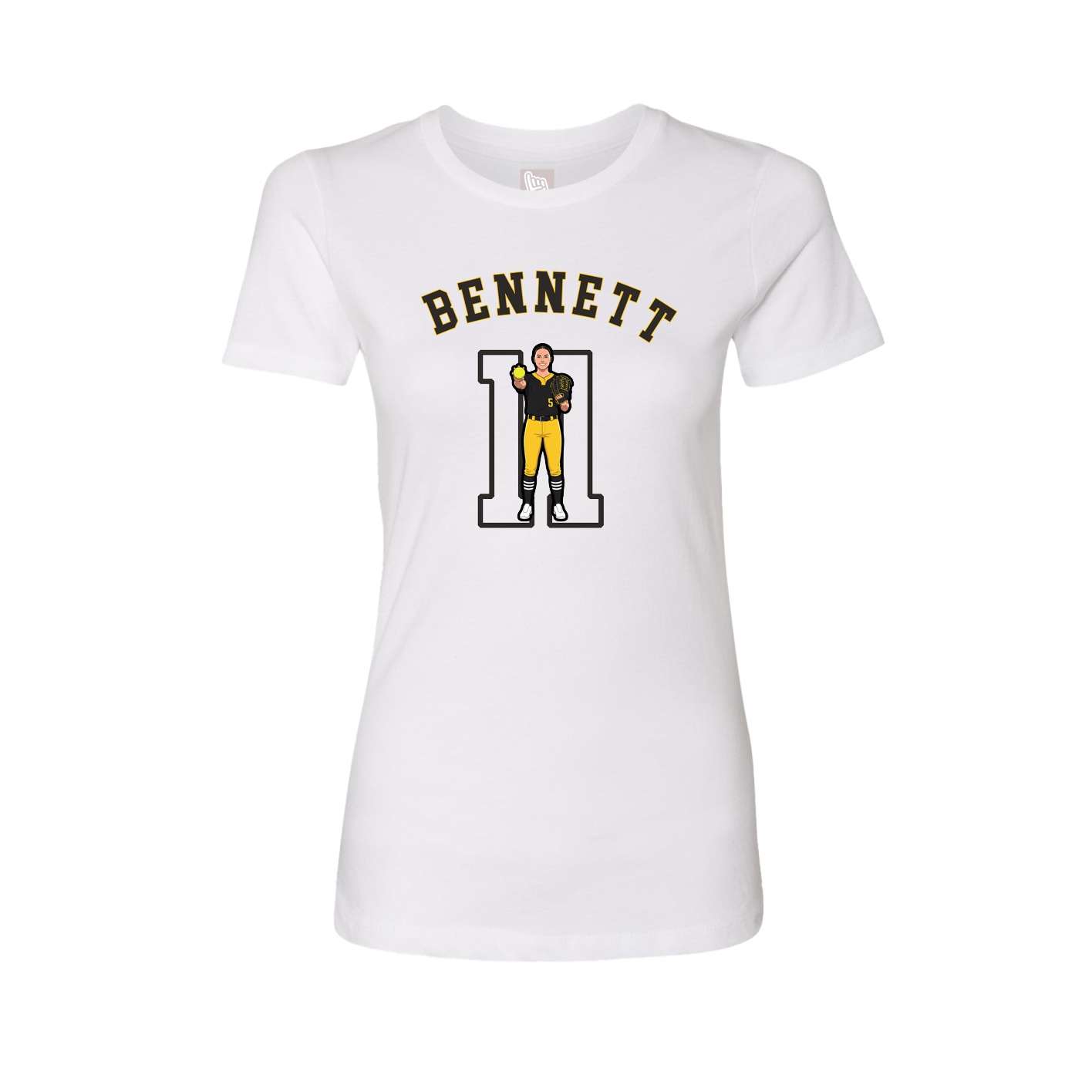 Womens Tee — Shirsey Arch in White