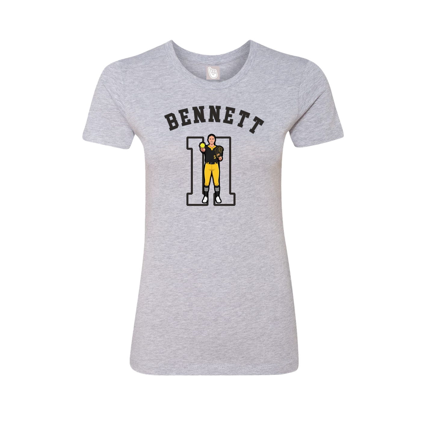 Womens Tee — Shirsey Arch in Grey