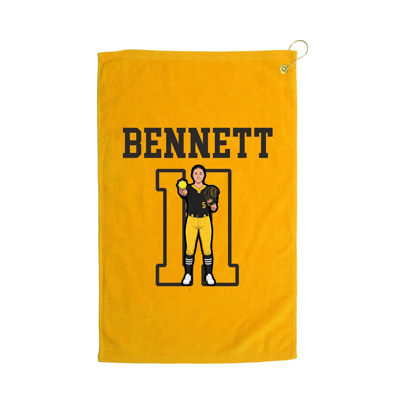 Golf Towel — Shirsey in Gold