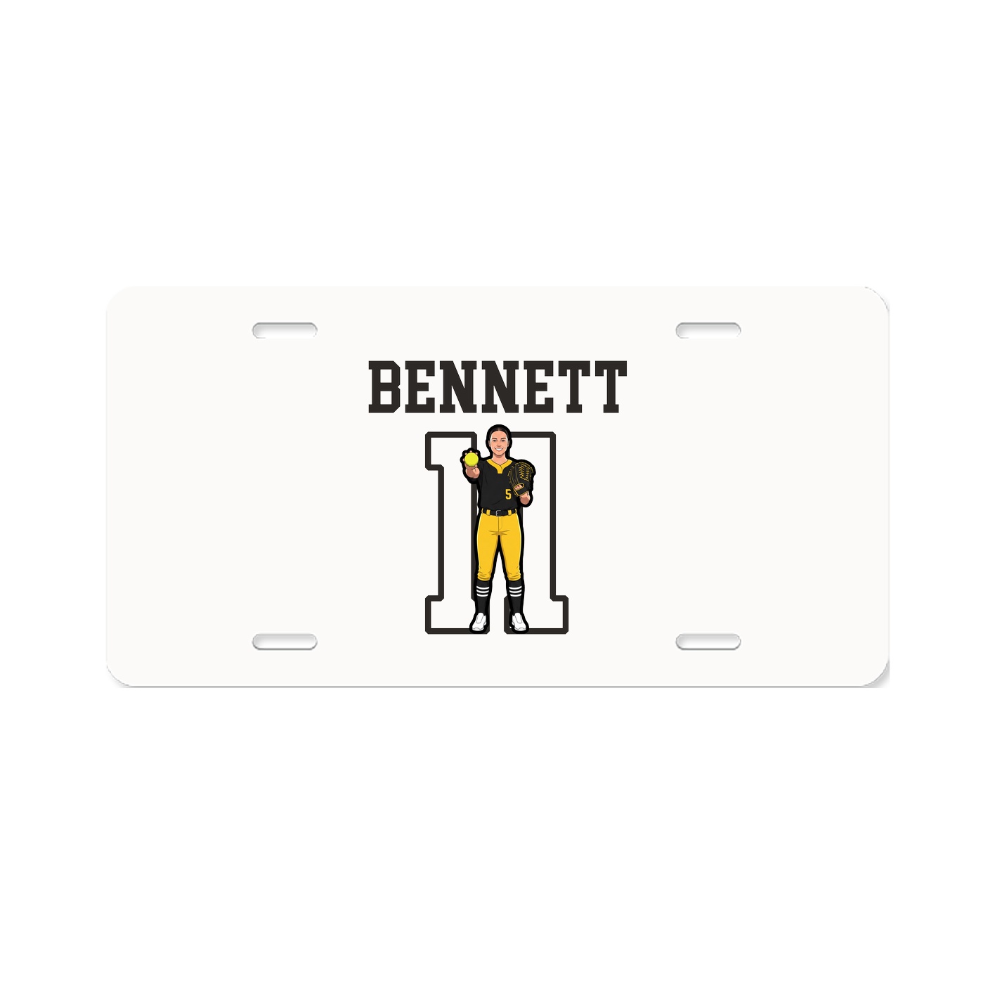 License Plate — Shirsey in Classic
