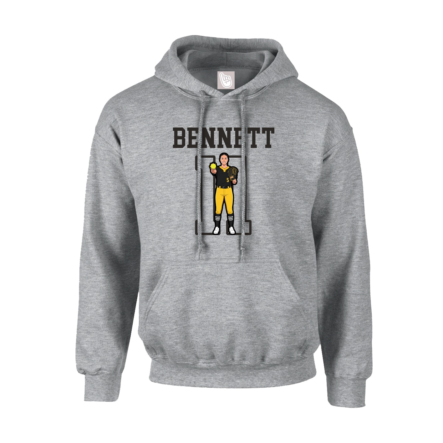 Hoodie — Shirsey in Grey