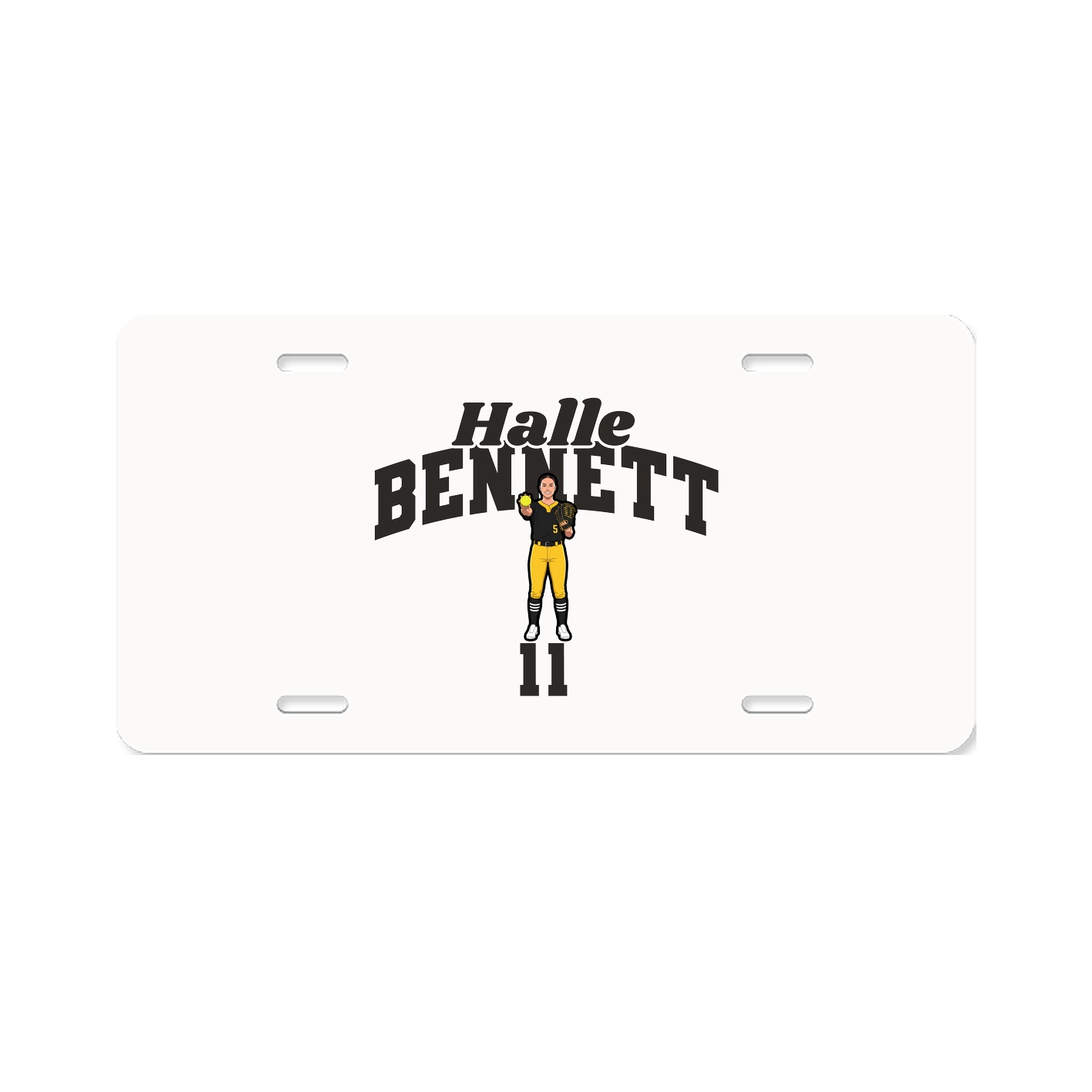 License Plate — Signature Arch in Classic