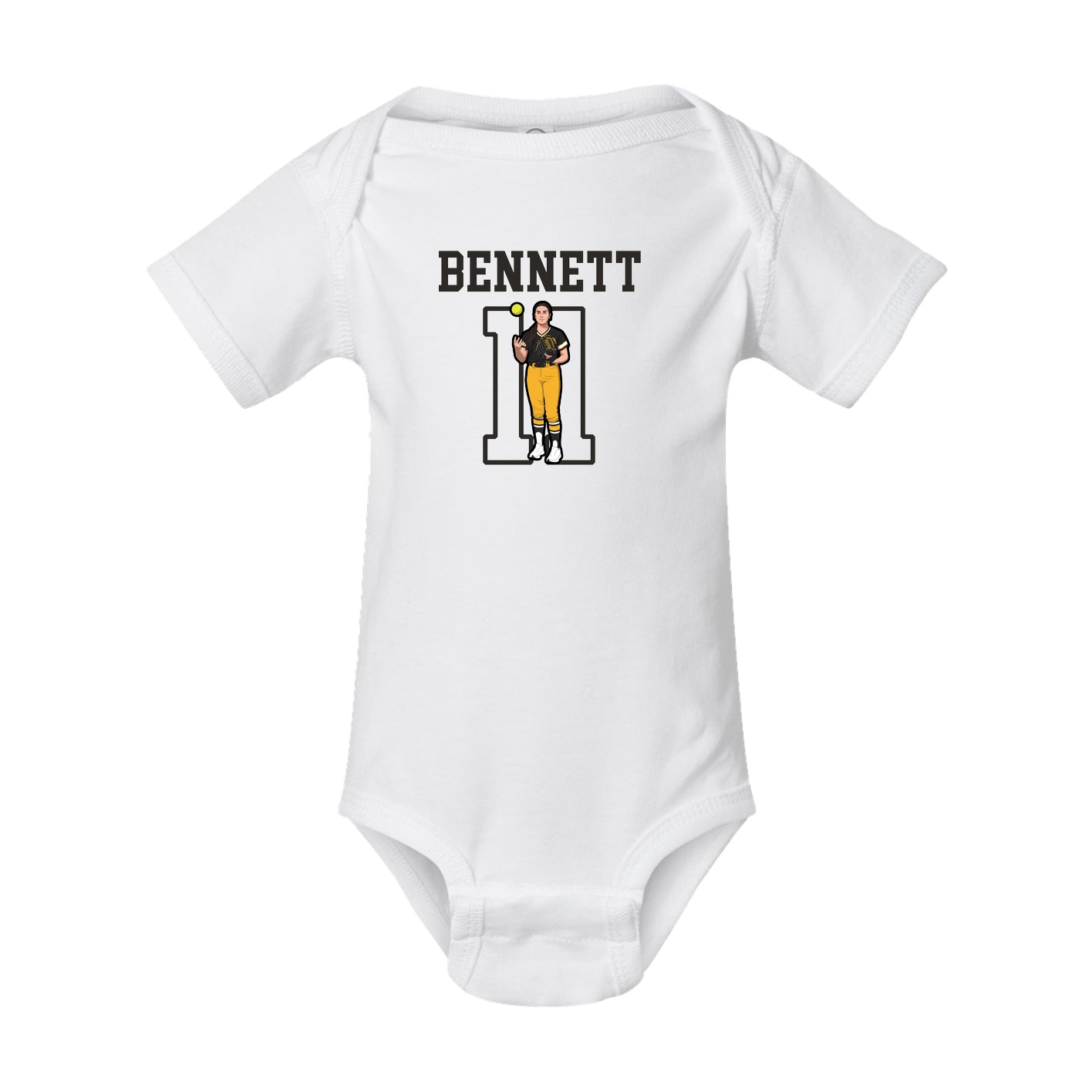 Baby Onesie — Shirsey in White