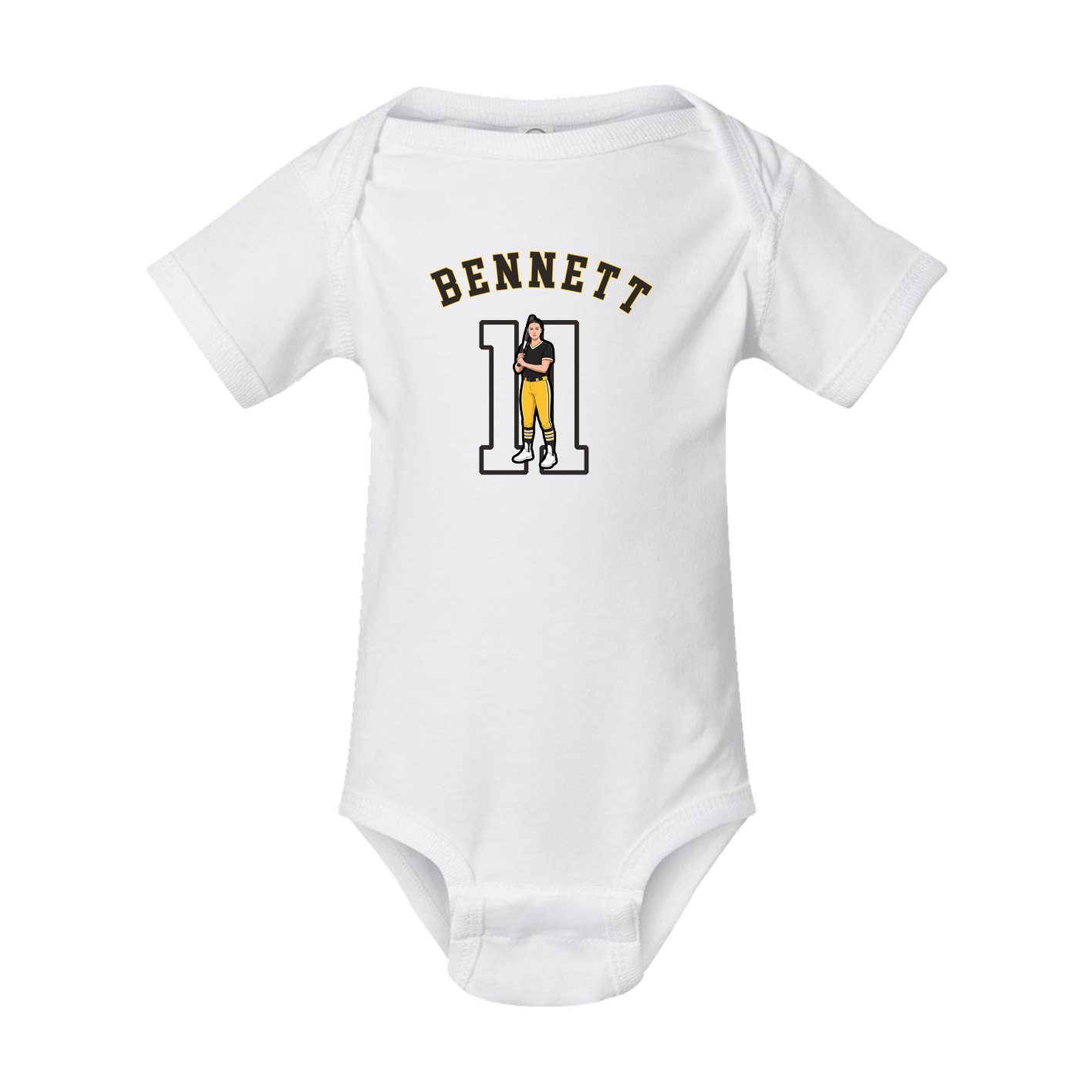 Baby Onesie — Shirsey Arch in White