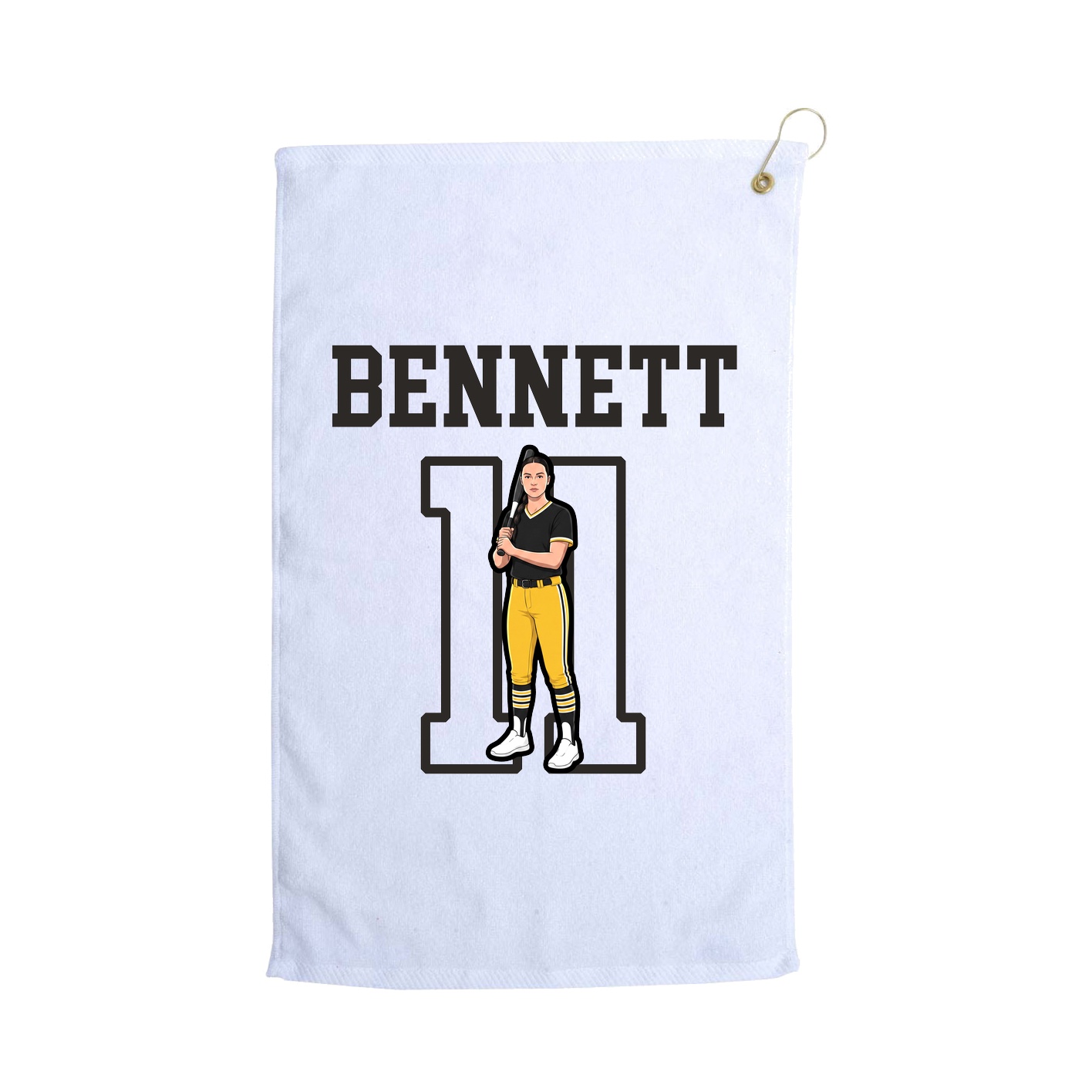 Golf Towel — Shirsey in White