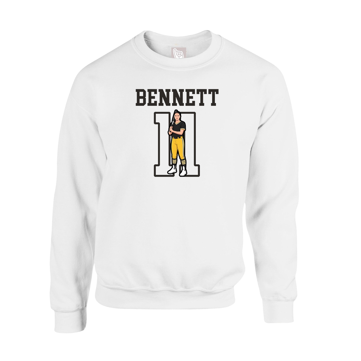 Fleece Crew — Shirsey in White