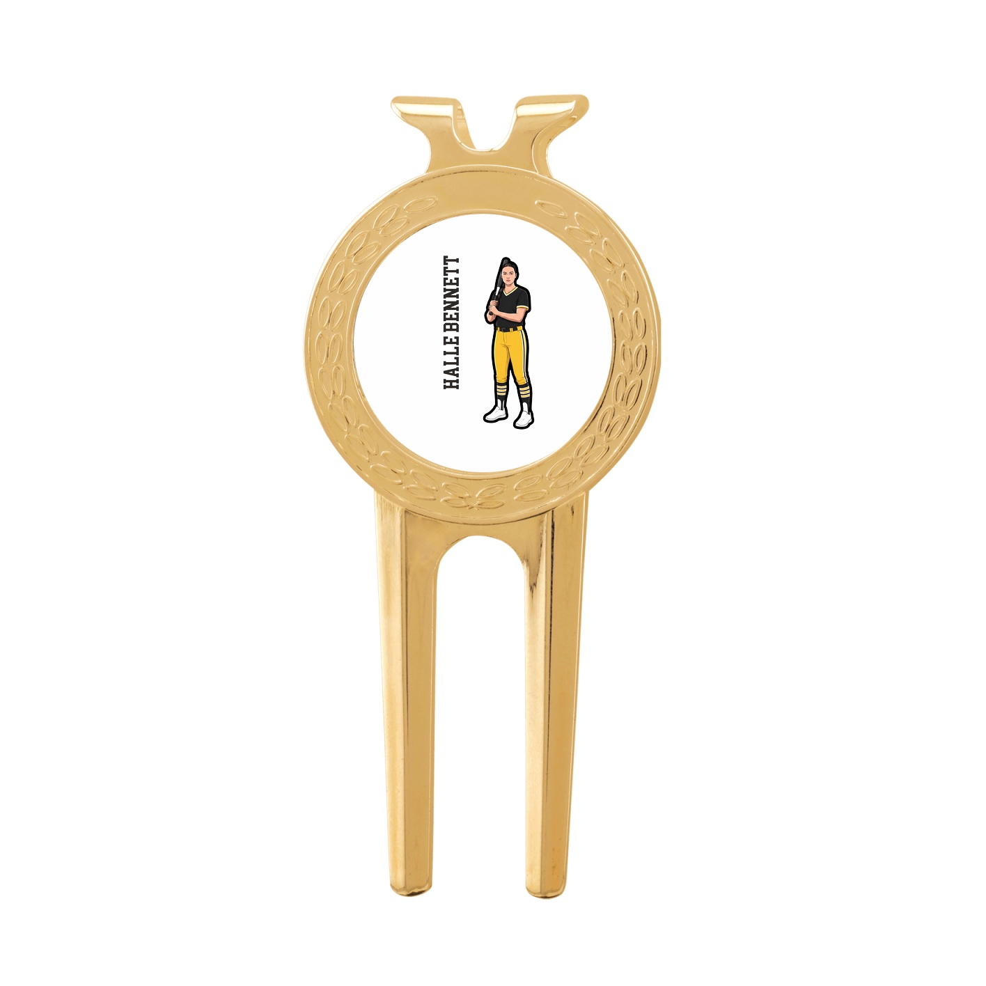 Divot Tool with Ball Marker — Name Vertical in Classic