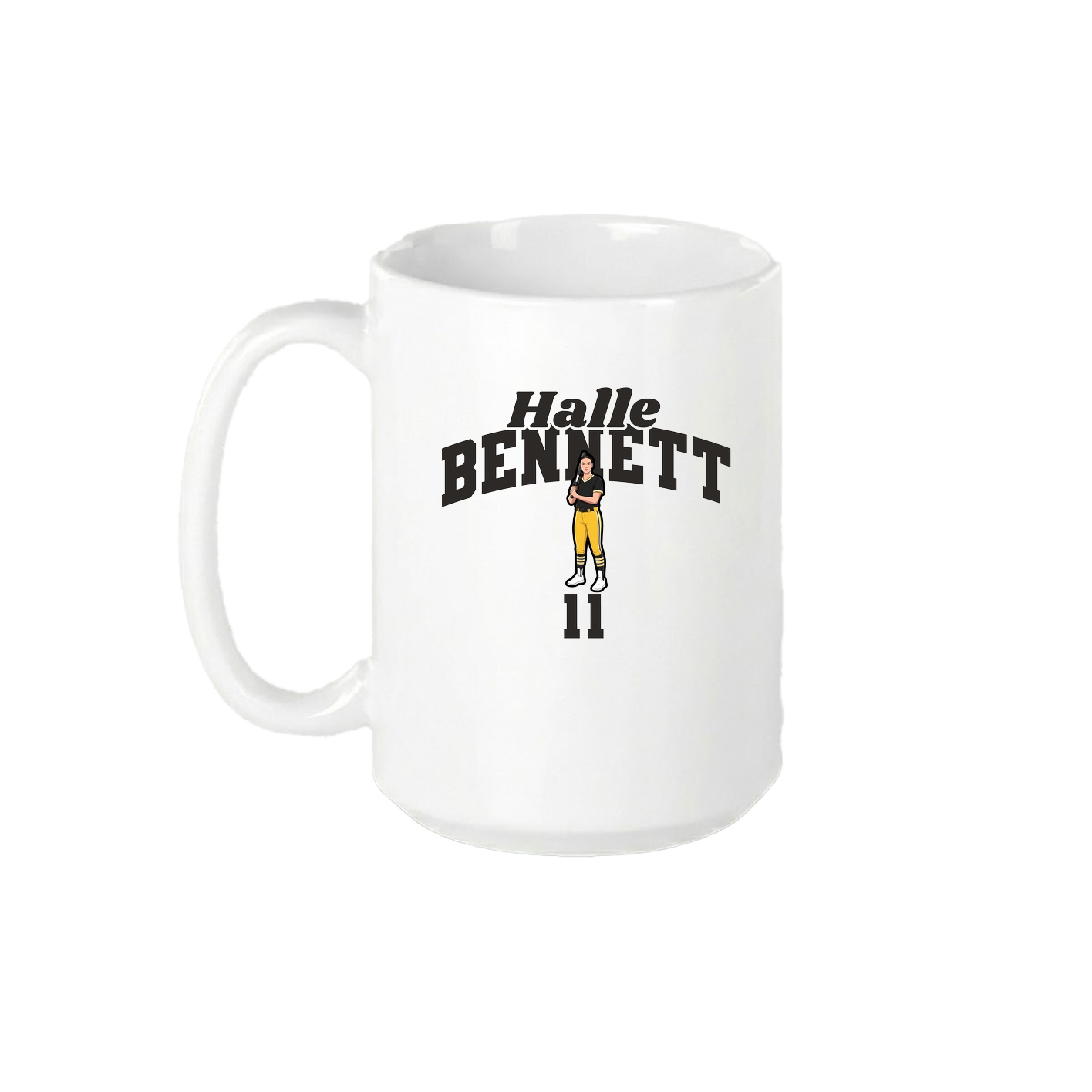 15oz Coffee Mug — Signature Arch in White