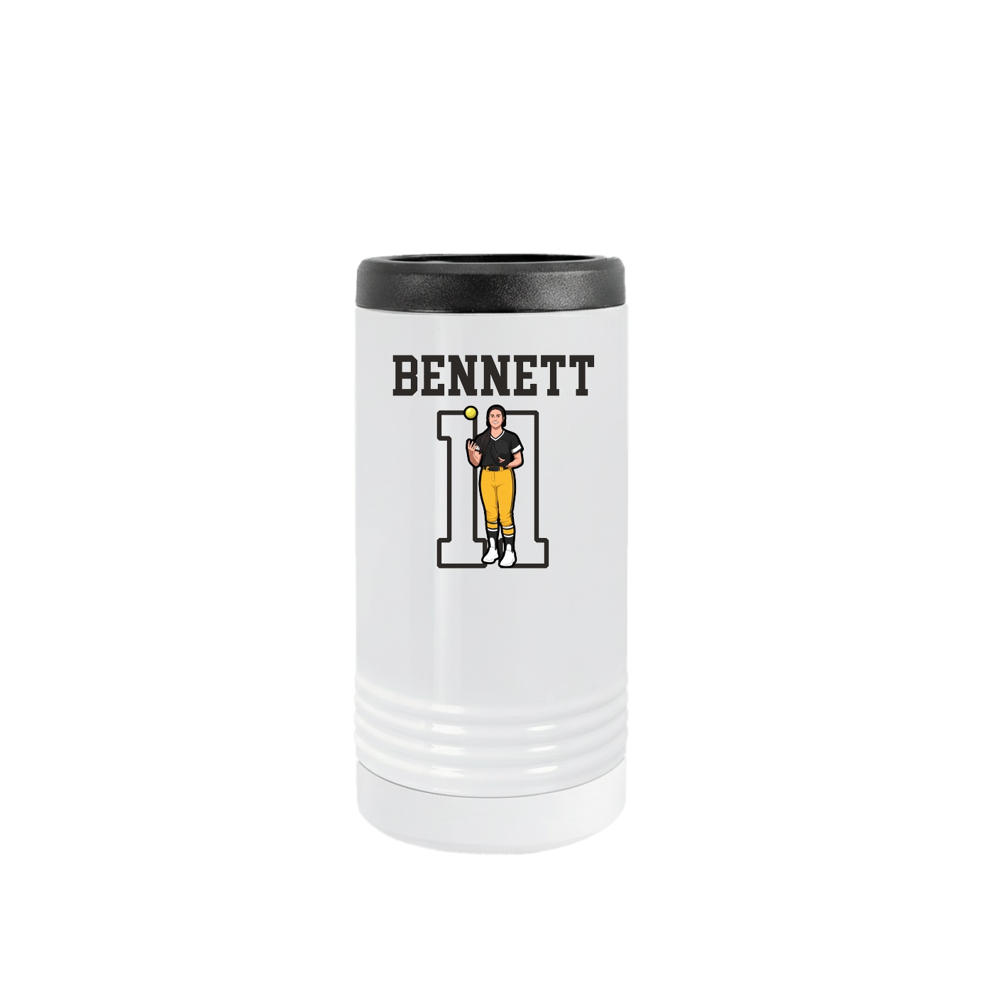 Slim Beverage Holder — Shirsey in White