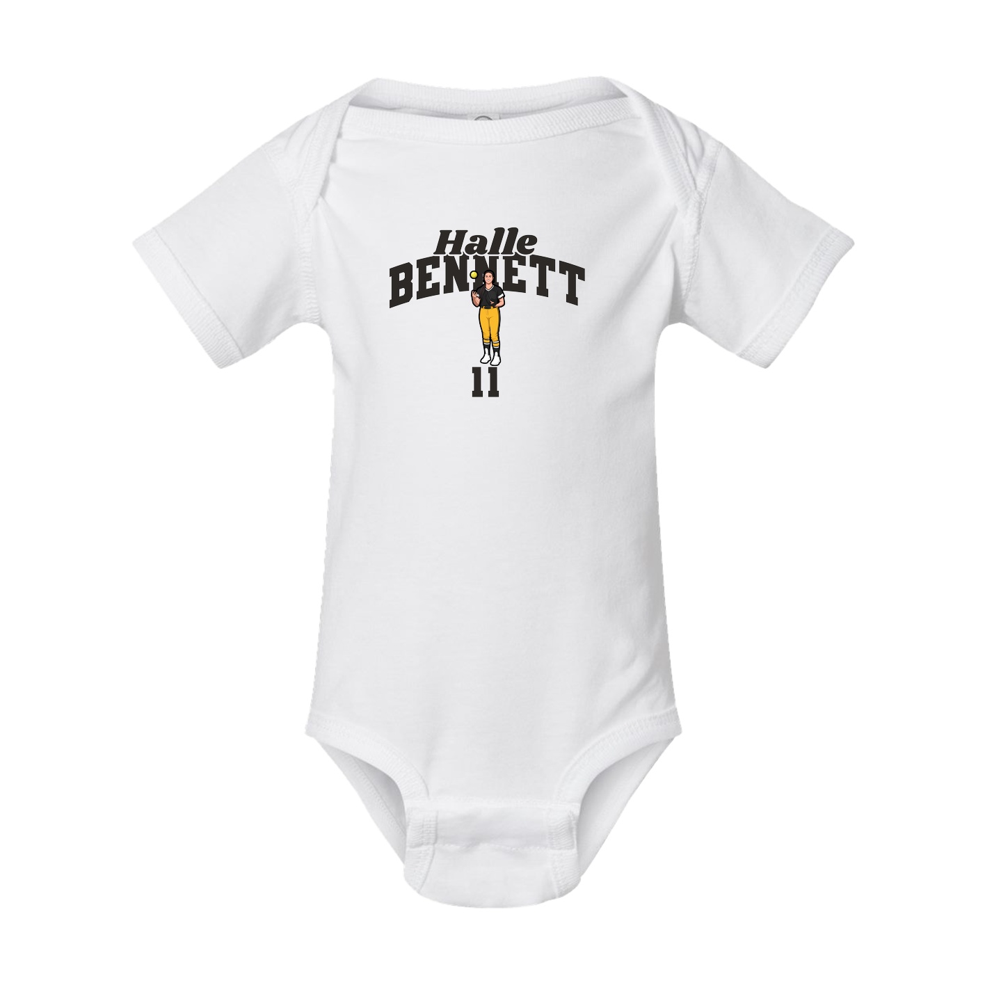 Baby Onesie — Signature Arch in White