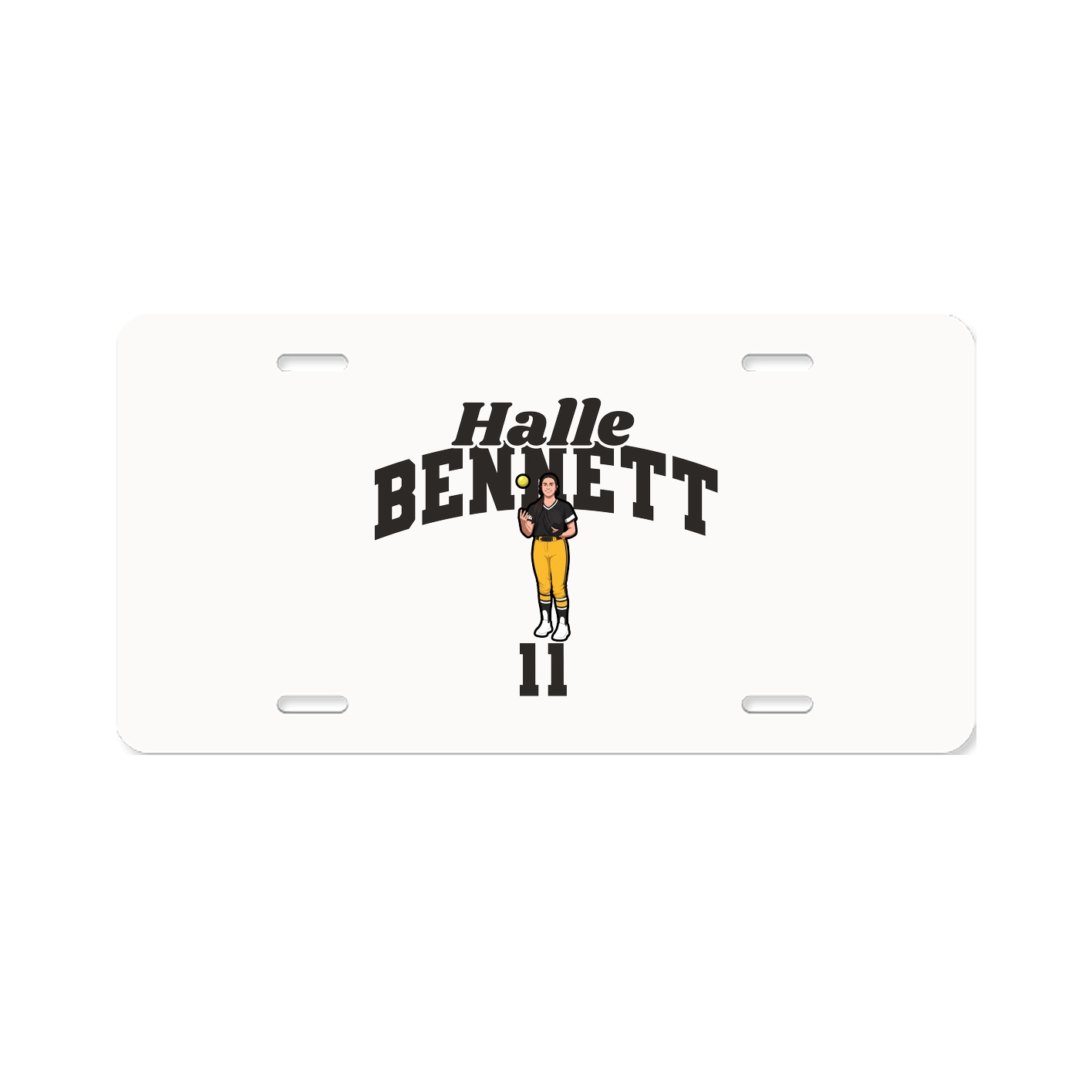 License Plate — Signature Arch in Classic