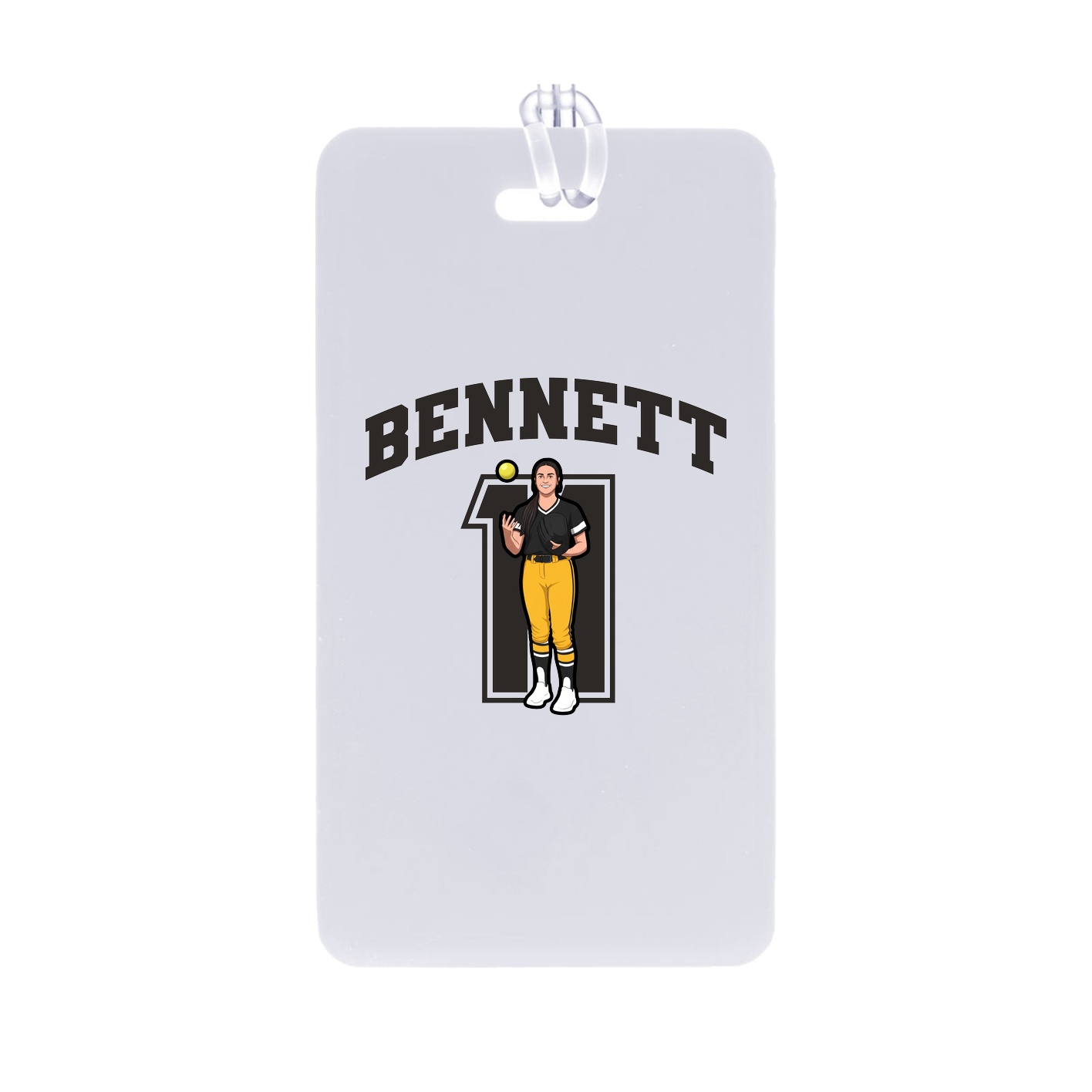 Bag Tag — Number in Classic