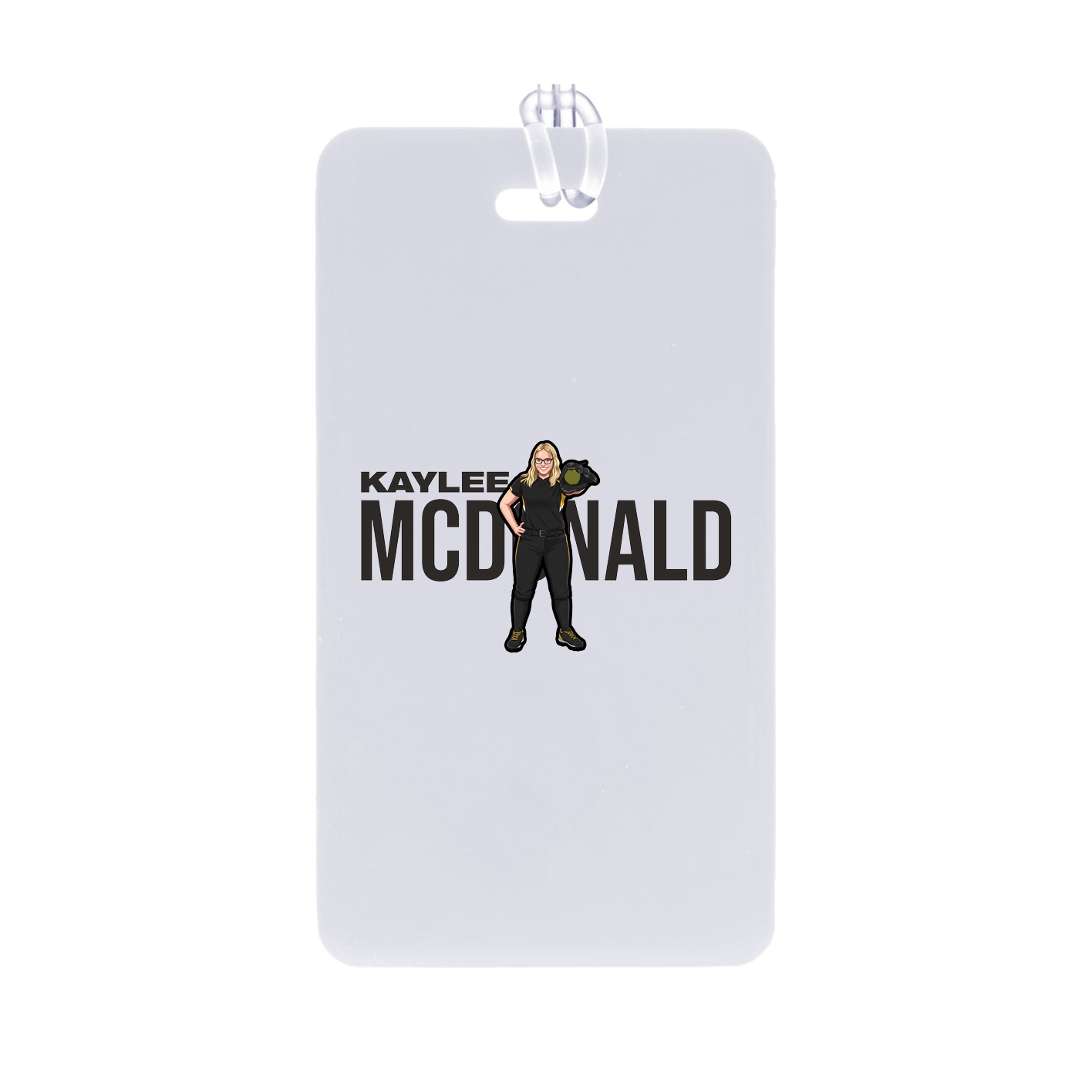 Bag Tag — Player Name in Classic