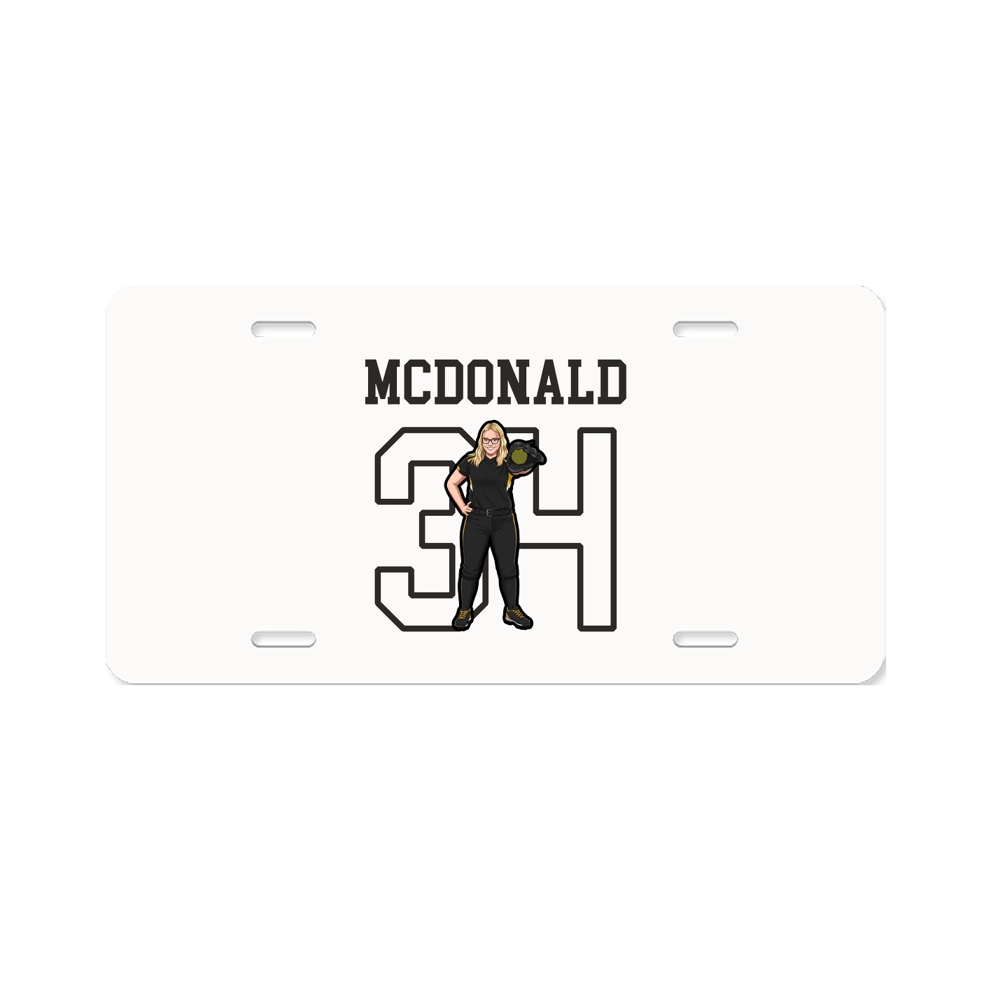 License Plate — Shirsey in Classic