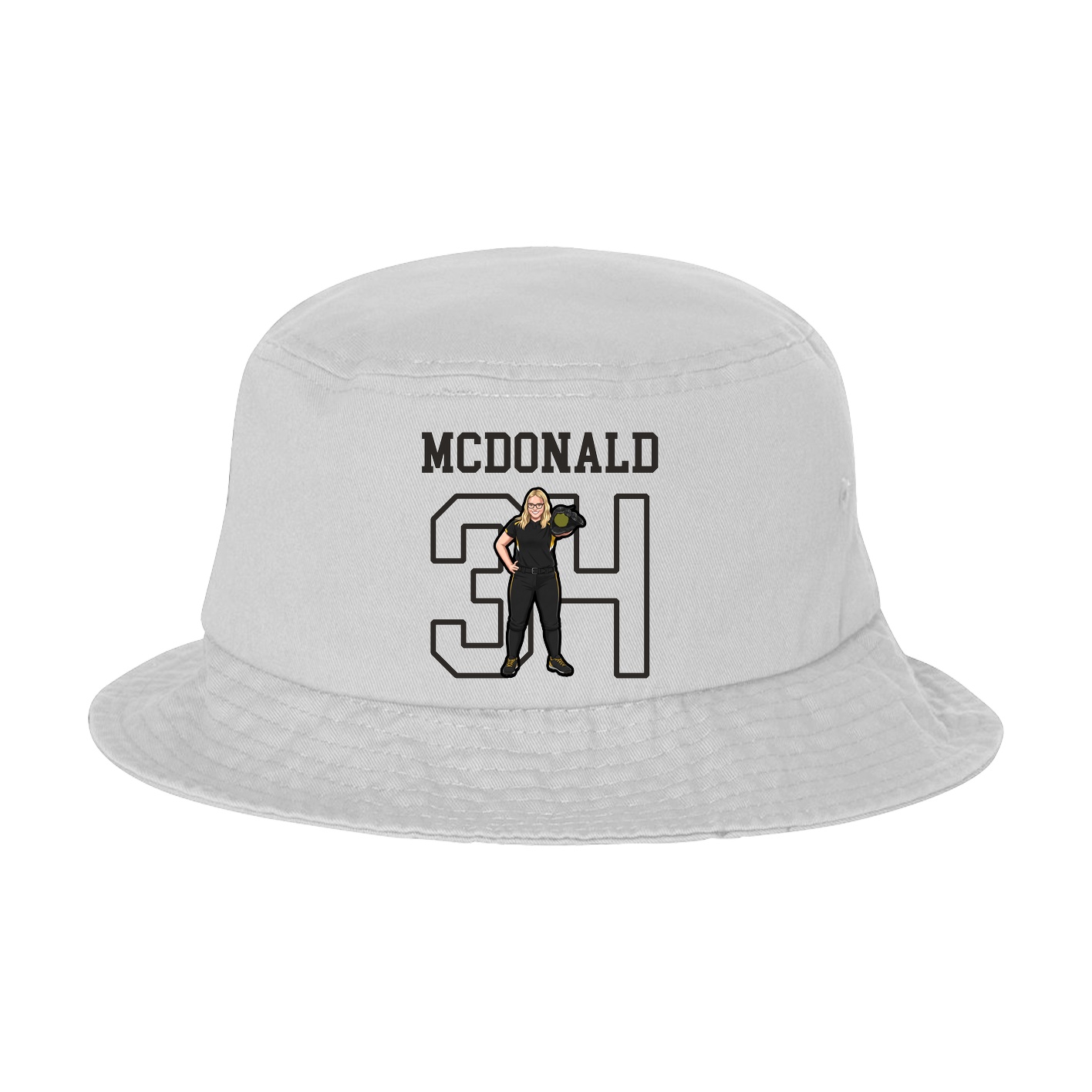 Bucket Cap — Shirsey in White