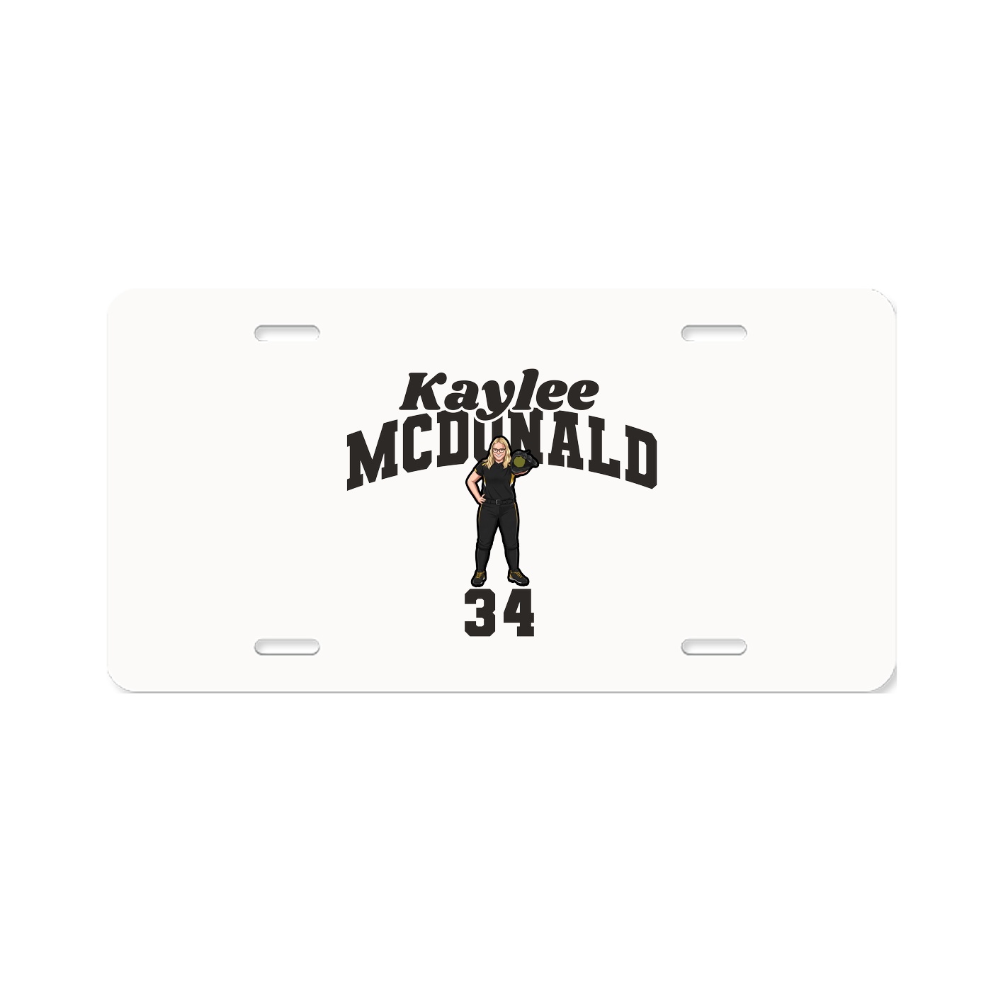 License Plate — Signature Arch in Classic