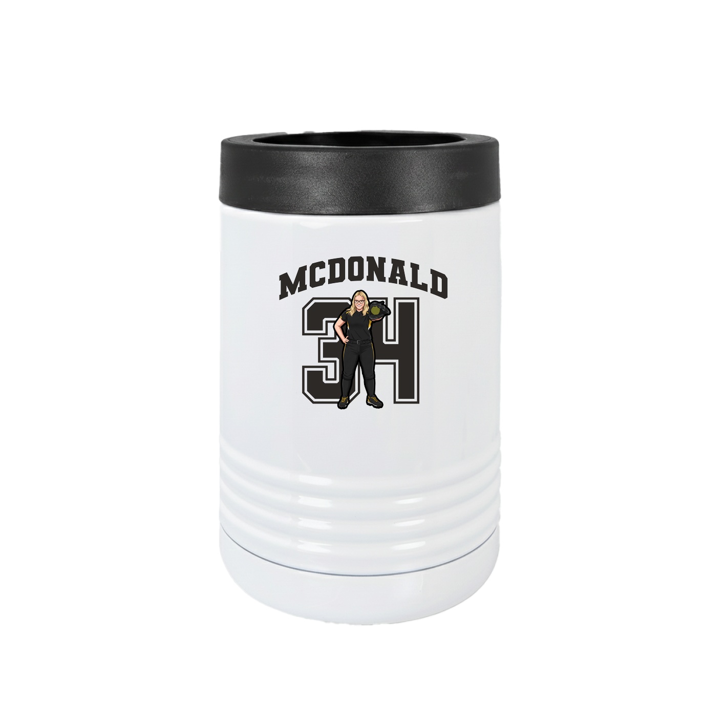 Beverage Holder — Number in White