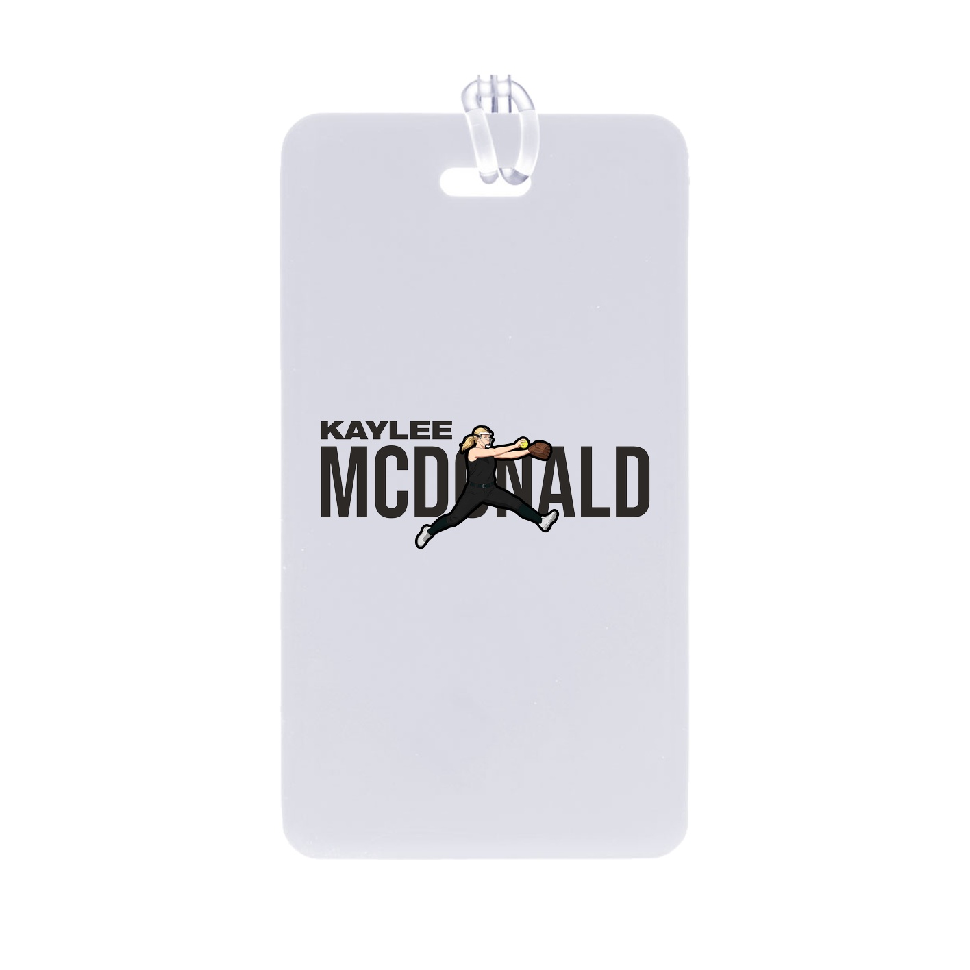 Bag Tag — Player Name in Classic
