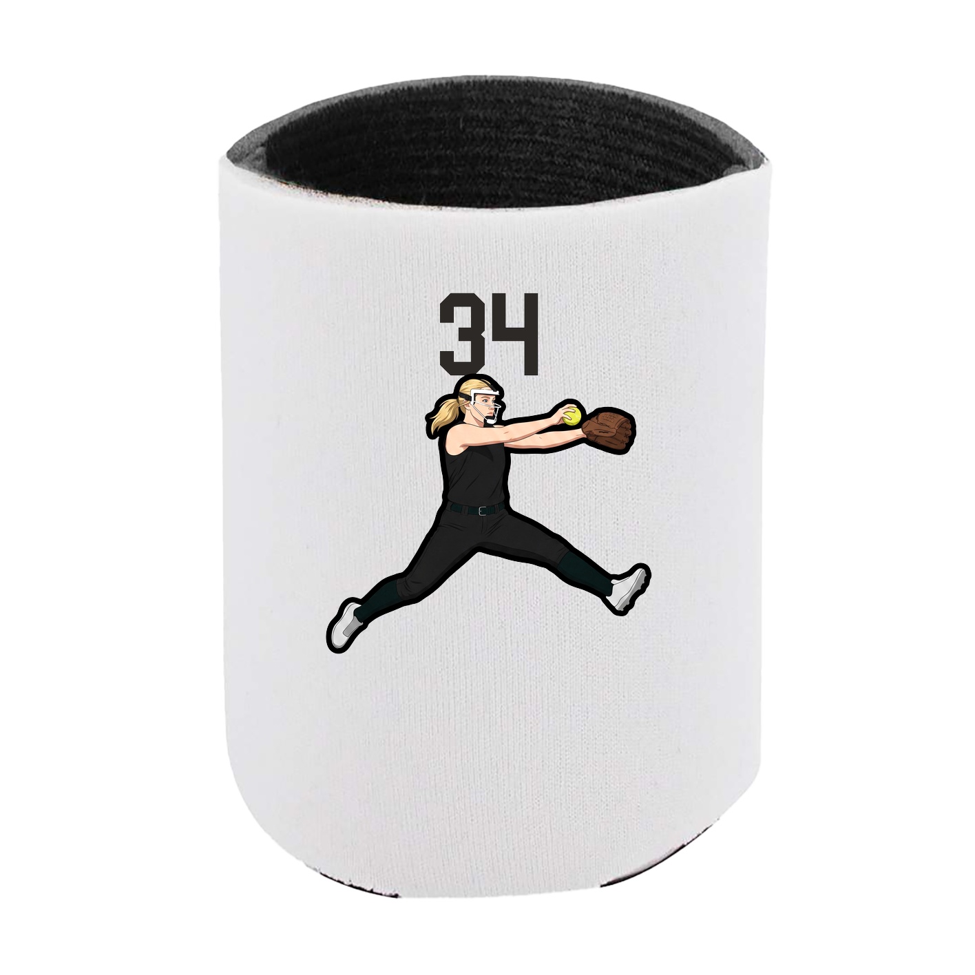Can Holder — Number Top in White