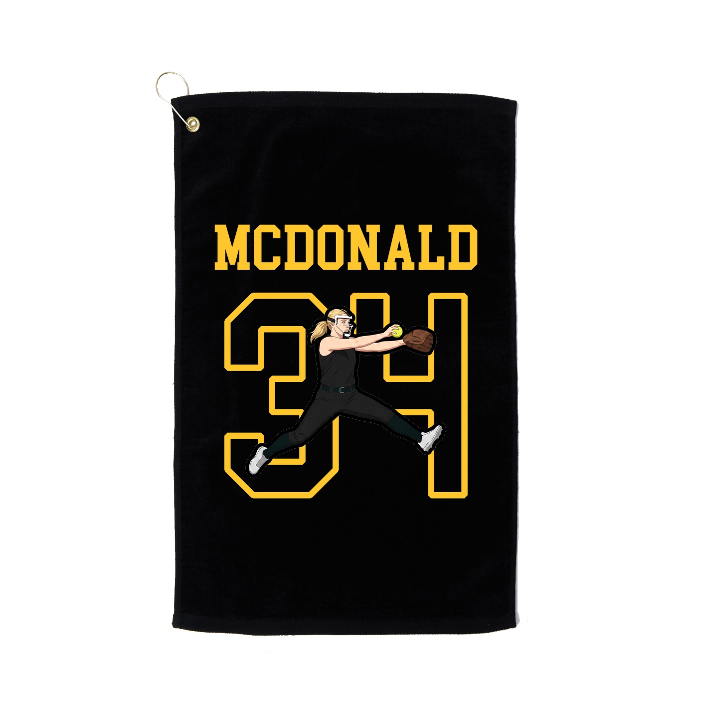 Golf Towel — Shirsey in Black