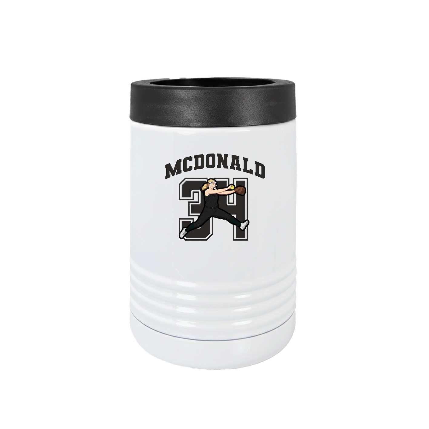 Beverage Holder — Number in White