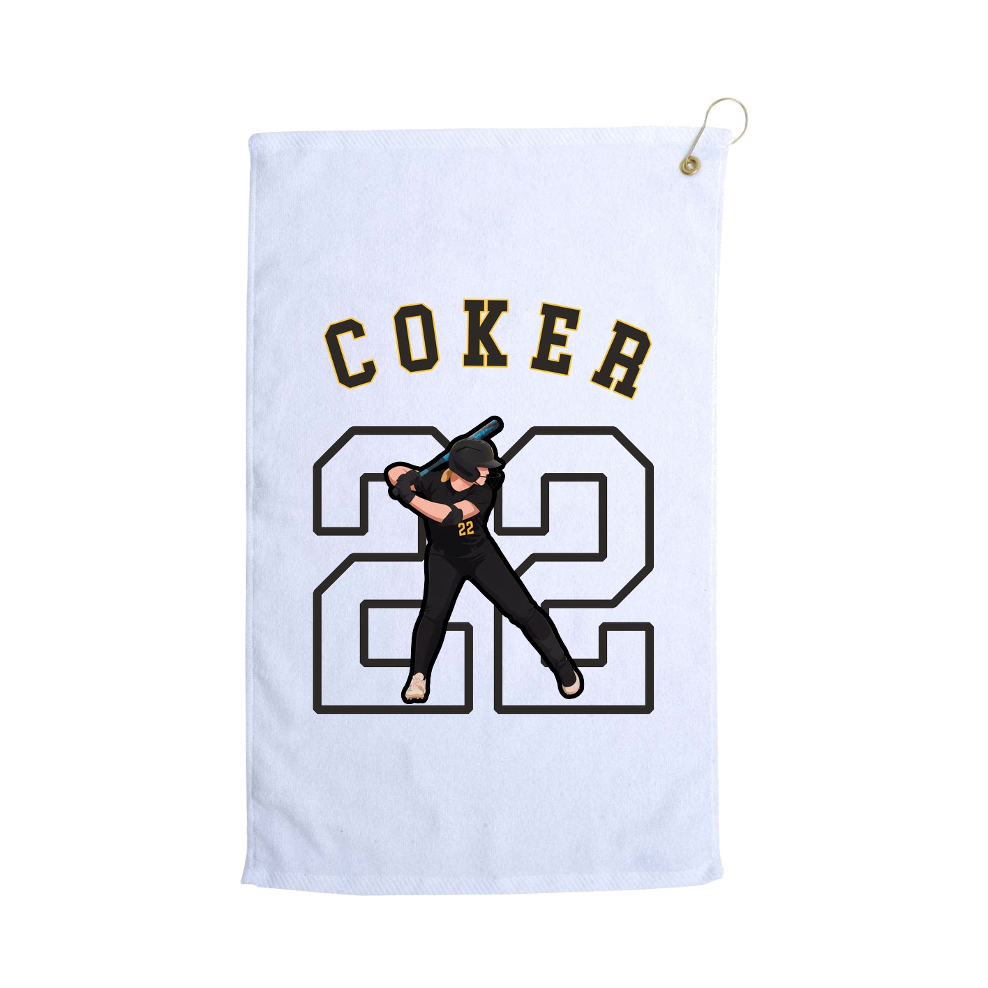 Golf Towel — Shirsey Arch in White