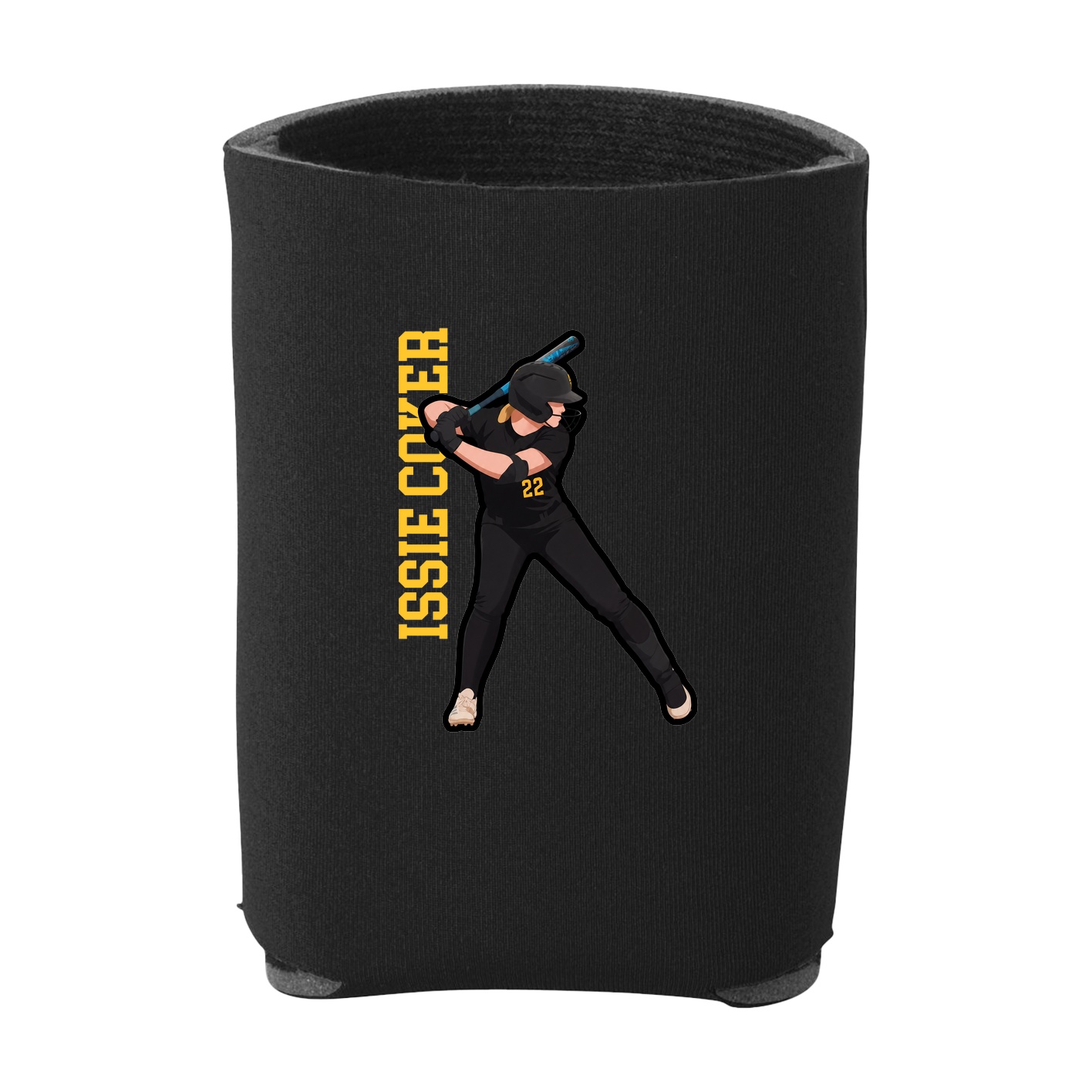 Can Holder — Name Vertical in Black
