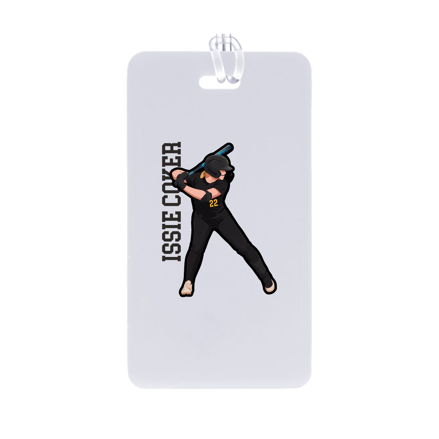 Bag Tag — Name Vertical in Classic