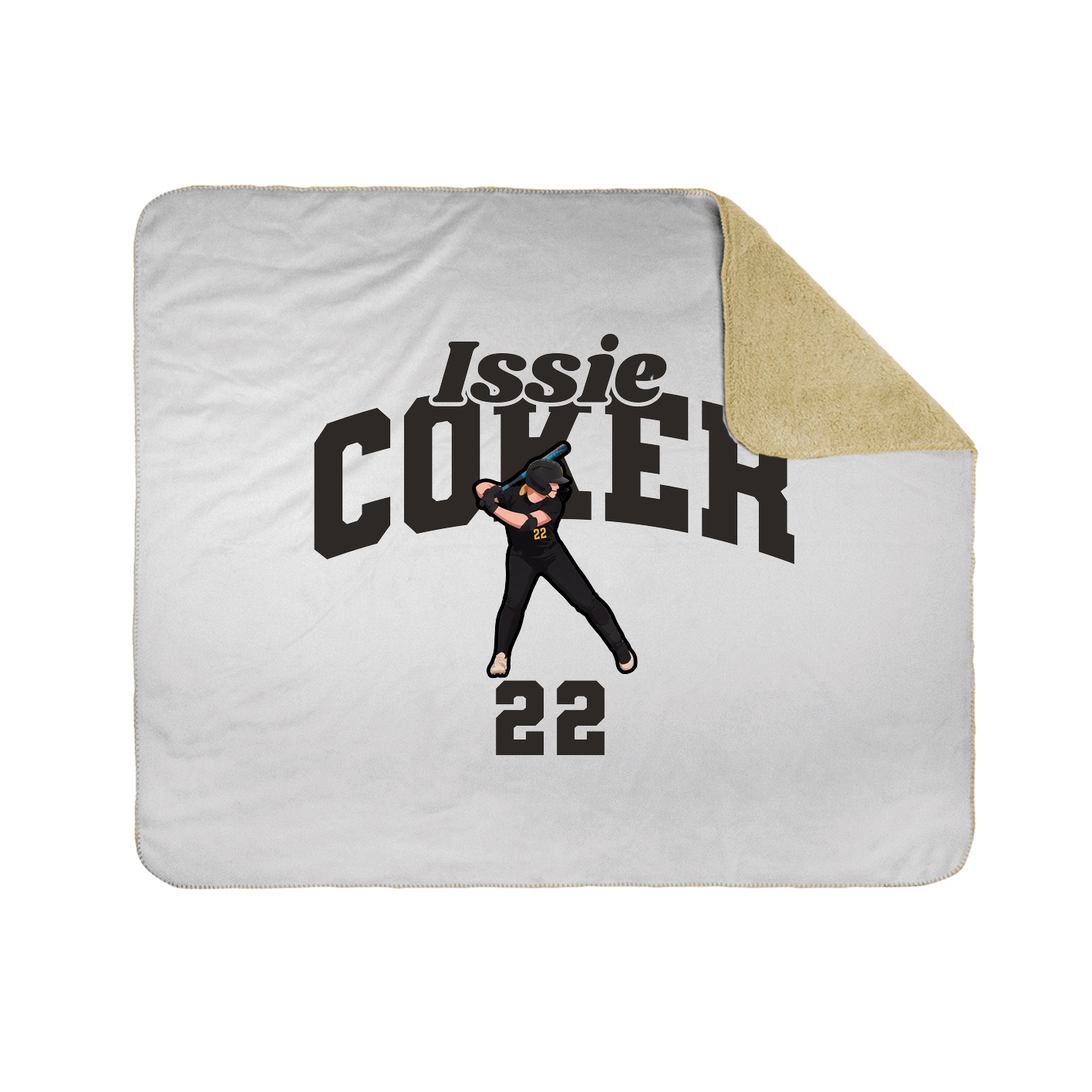 Throw Blanket — Signature Arch in White