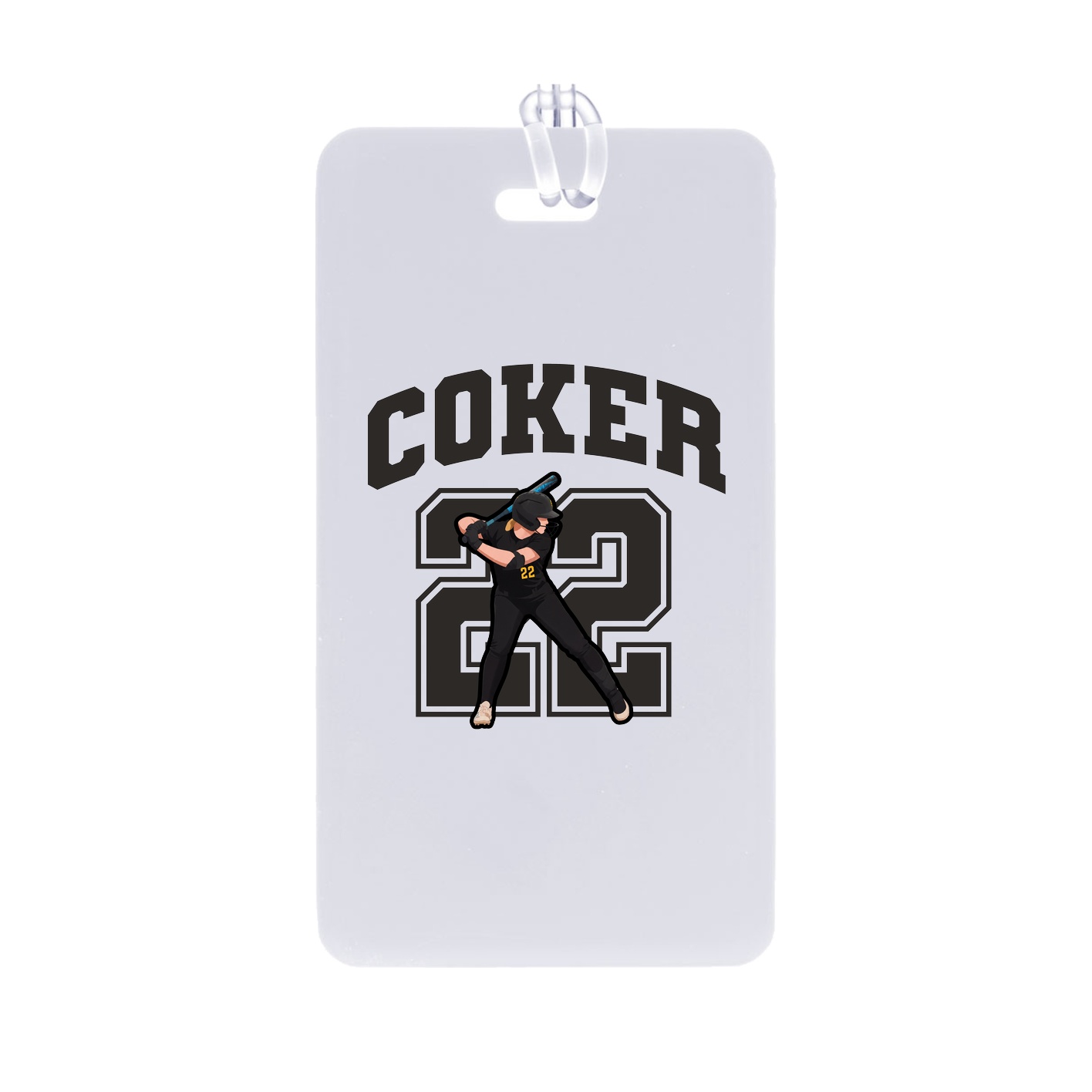 Bag Tag — Number in Classic