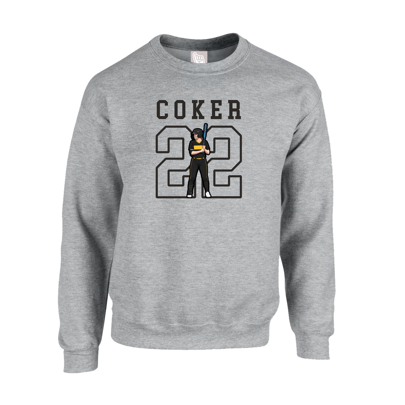 Fleece Crew — Shirsey in Grey
