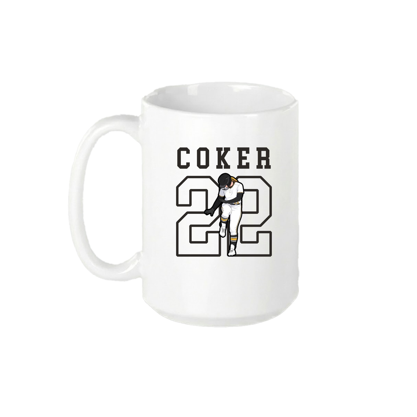 15oz Coffee Mug — Shirsey in White