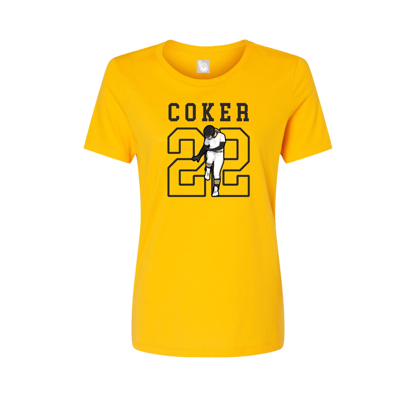 Fitted Women's Tee — Shirsey in Gold