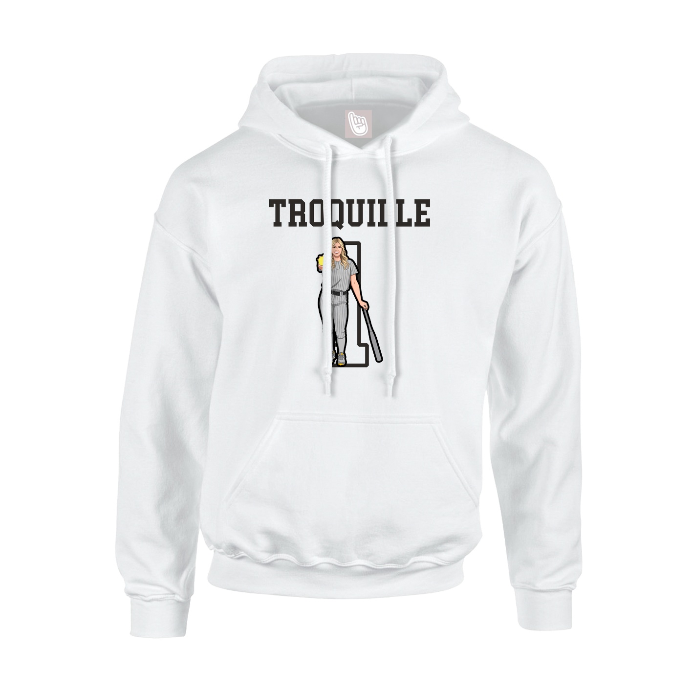 Hoodie — Shirsey in White