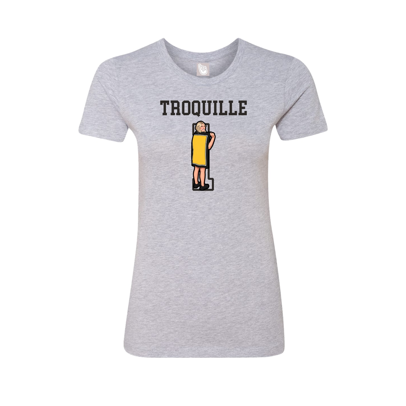 Fitted Women's Tee — Shirsey in Grey